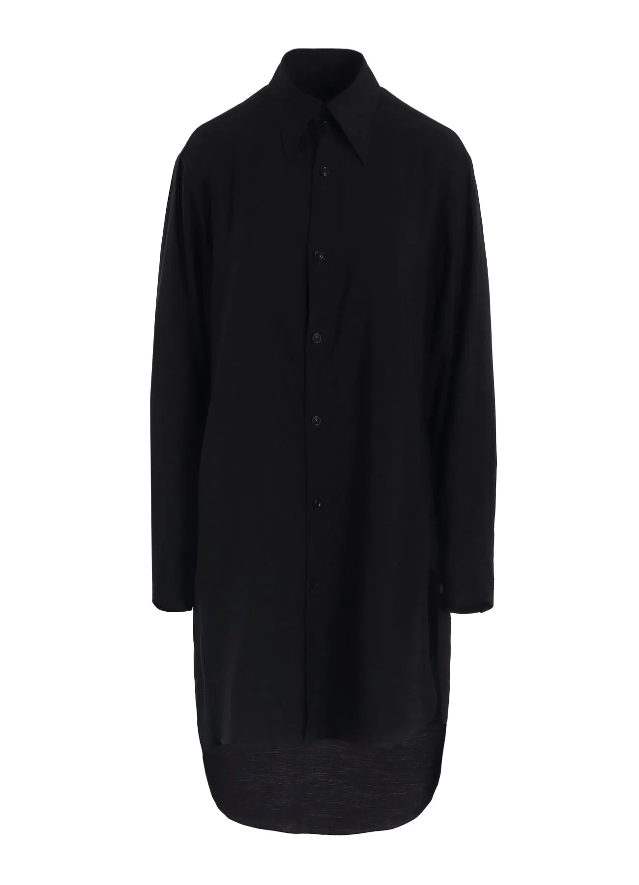HARD-TWIST SERGELAYERED FRONT SHIRT sold by Yohji Yamamoto product image thumbnail 2