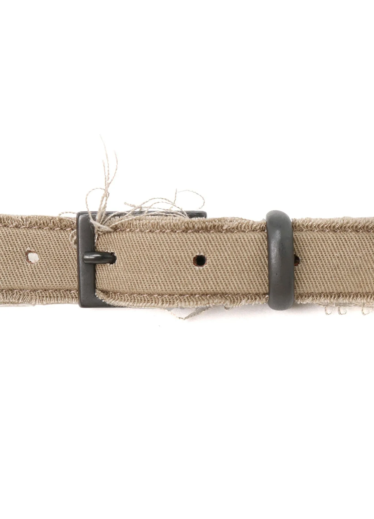 LEATHER/COTTON TWILL DOUBLE BELT sold by Yohji Yamamoto product image thumbnail 5