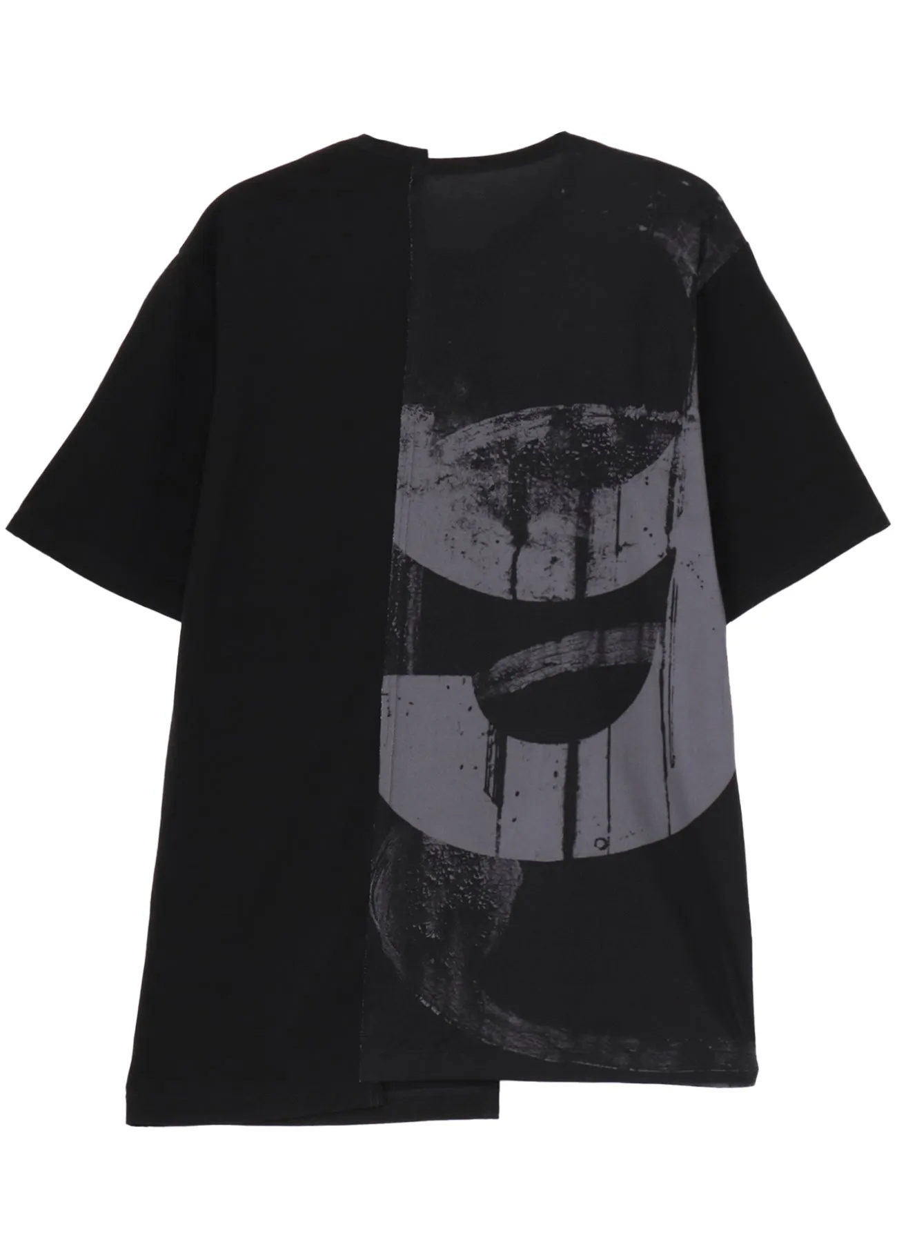 SILKETTE JERSEY NUMBER PATTERN TSUJIKIRI SHORT SLEEVED T-SHIRT sold by Yohji Yamamoto product image thumbnail 3