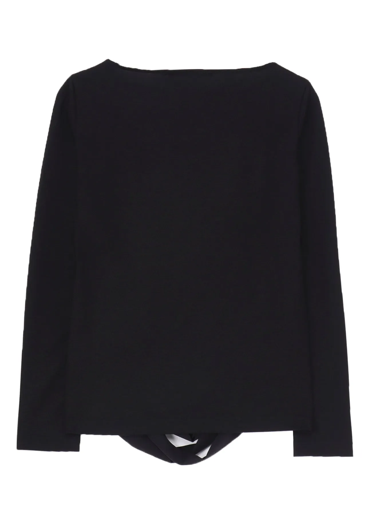 PLAIN STITCH SLIT CROSS LONG T-SHIRT sold by Yohji Yamamoto product image thumbnail 3