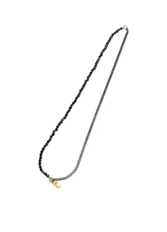 ONYX BRASS CHAIN NECKLACE BRACELET sold by Yohji Yamamoto