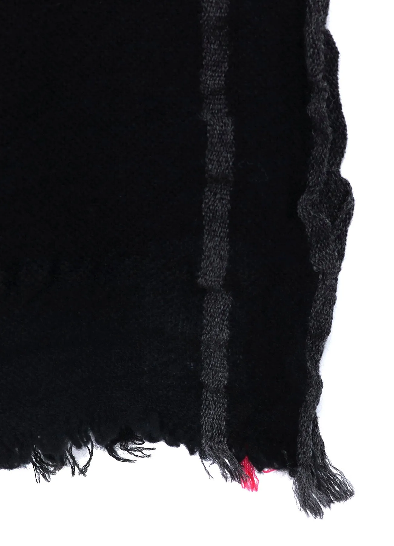 W PLAID FRILL SCARF sold by Yohji Yamamoto product image thumbnail 4