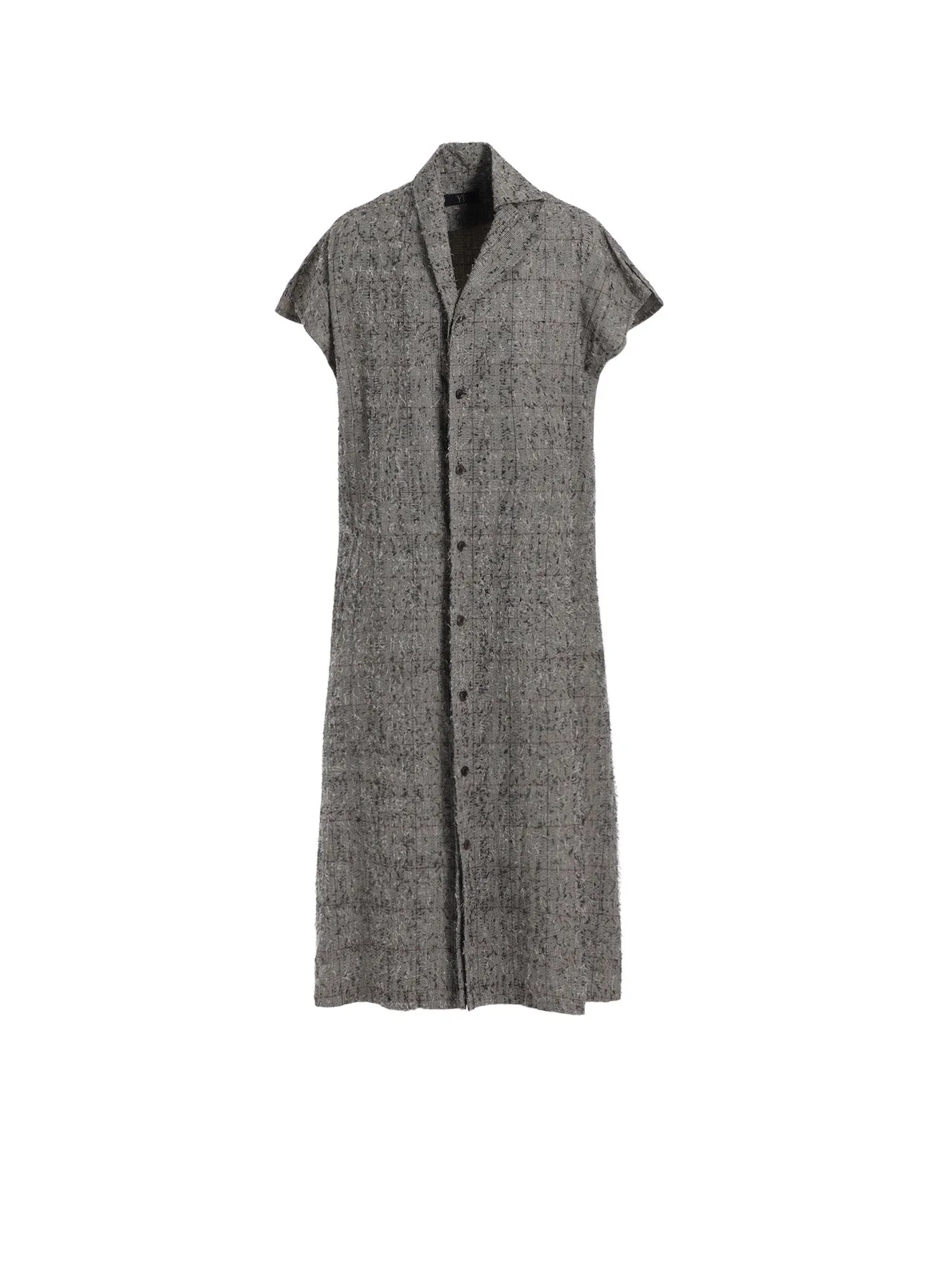 NEEDLE-PUNCHED FRENCH SLEEVE DRESS sold by Yohji Yamamoto