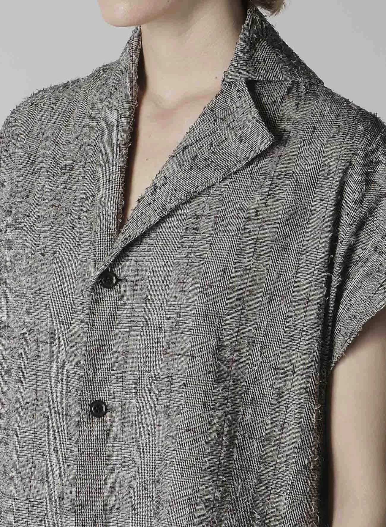 NEEDLE-PUNCHED FRENCH SLEEVE DRESS sold by Yohji Yamamoto product image thumbnail 5