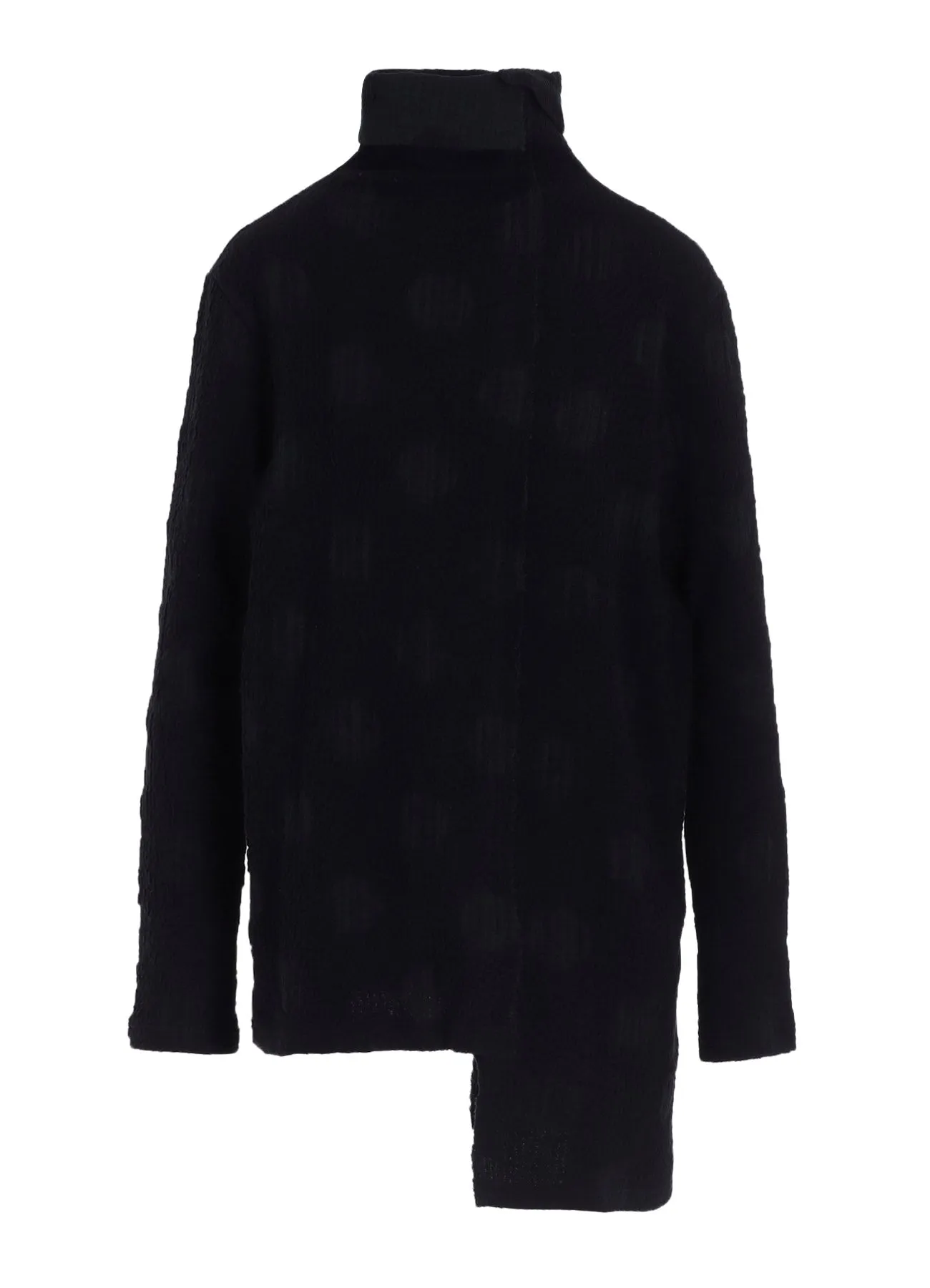 POLKA DOT JQ HIGH NECK ASYMMETRIC T sold by Yohji Yamamoto product image thumbnail 2