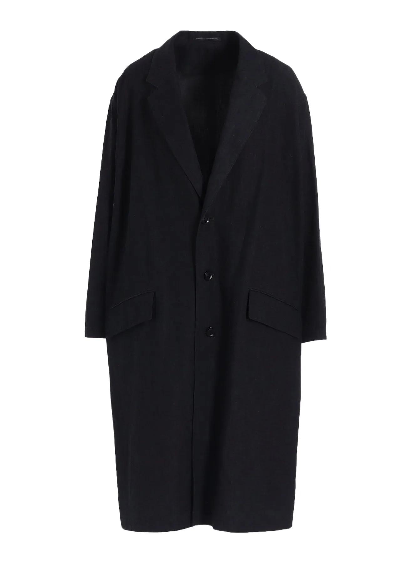 6OZ DENIM GARMENT FINISH 3-BUTTON TAILORED COAT sold by Yohji Yamamoto product image thumbnail 2