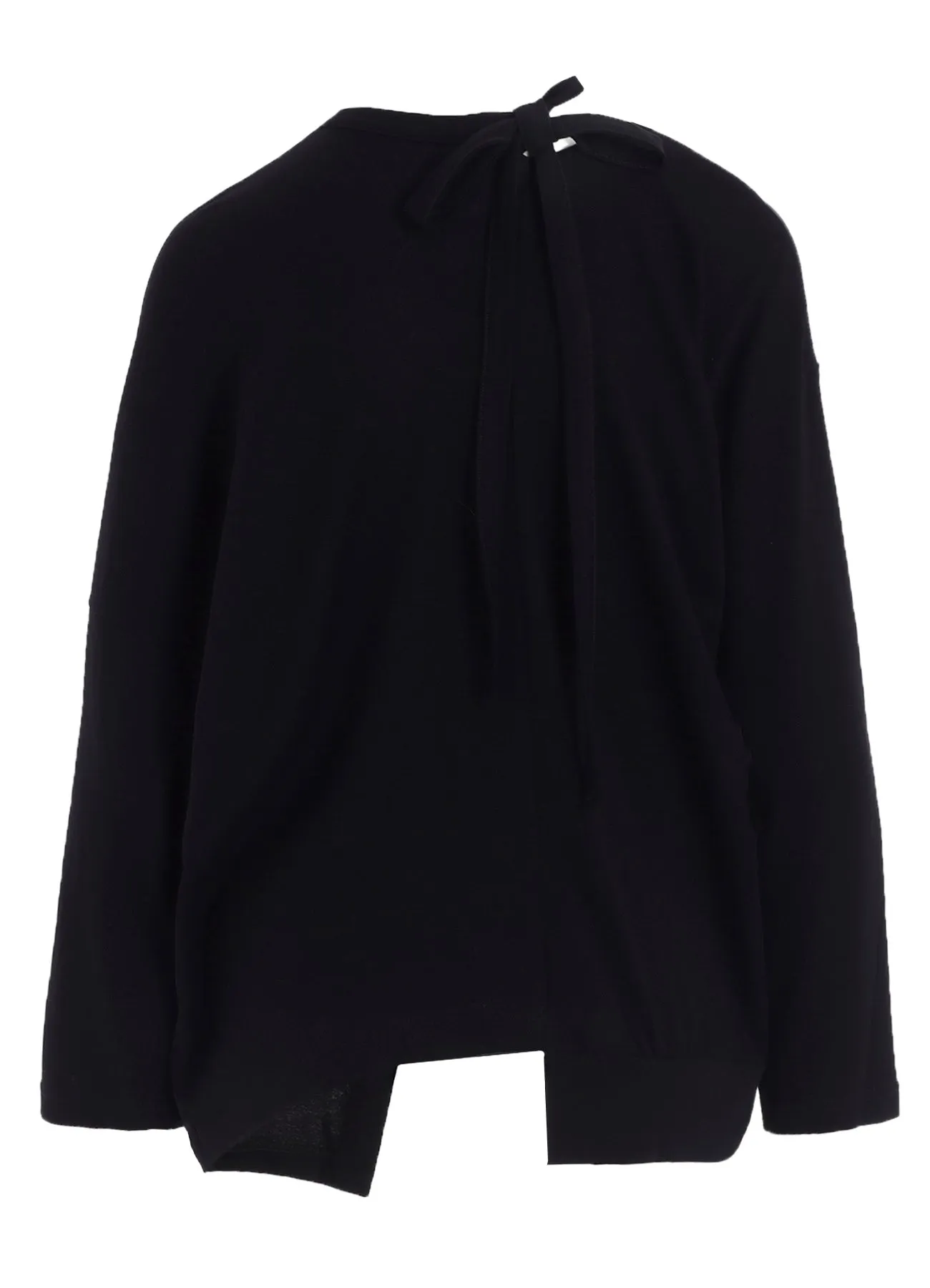 SOFT GAUZE JERSEY ASYMMETRIC DRAPE CARDIGAN sold by Yohji Yamamoto product image thumbnail 3