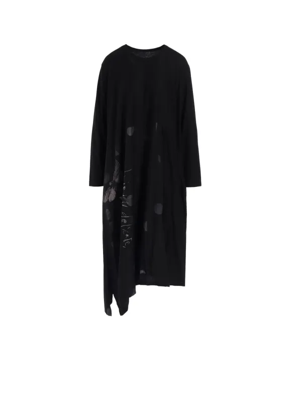 BUTTERFLY-PRINT SLEEVELESS DRESS sold by Yohji Yamamoto