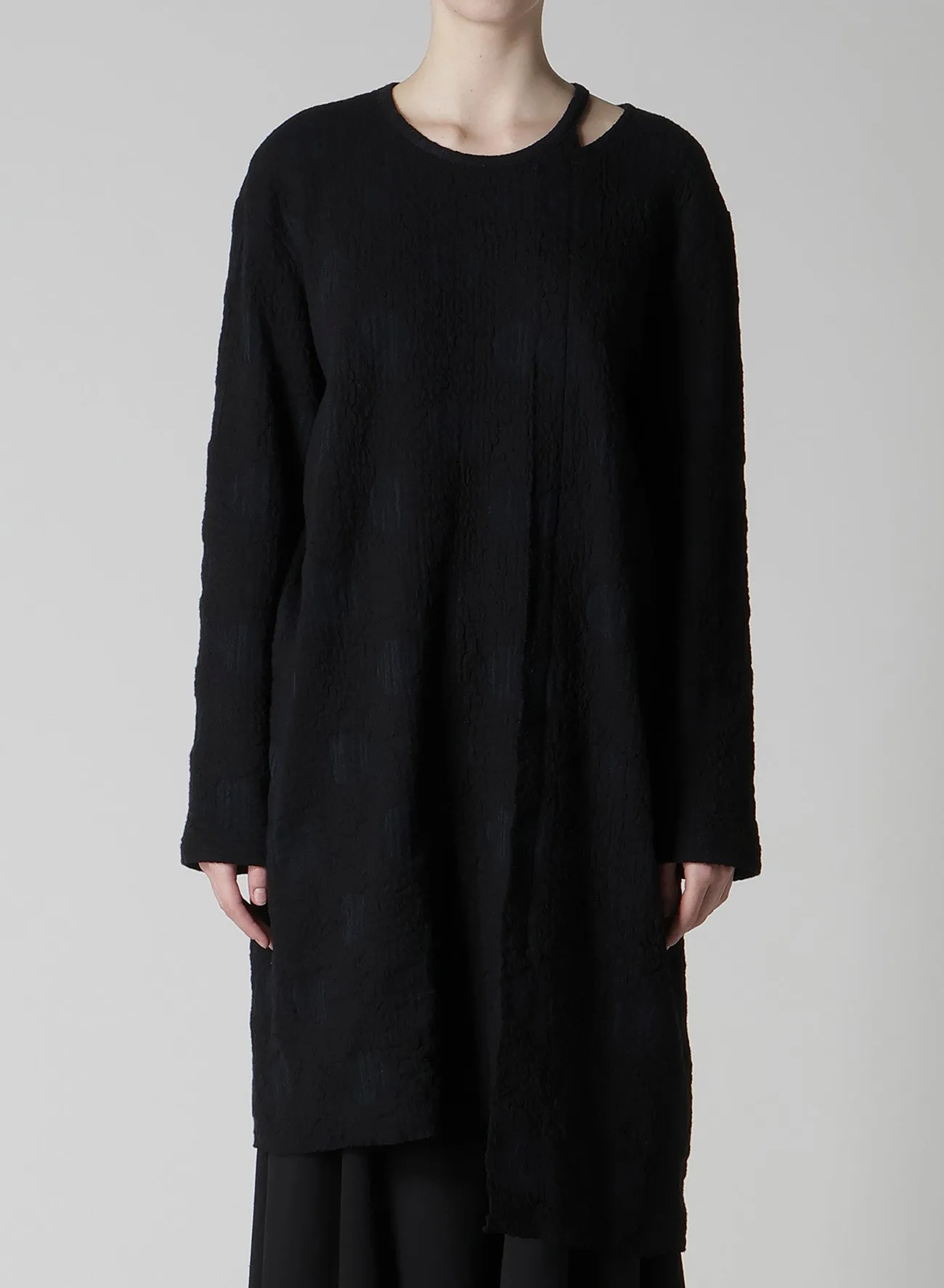 POLKA DOT JQ LEFT SIDE SLIDED LONG T sold by Yohji Yamamoto product image thumbnail 4