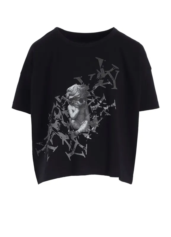 ANGEL PRINT HALF SLEEVE T sold by Yohji Yamamoto