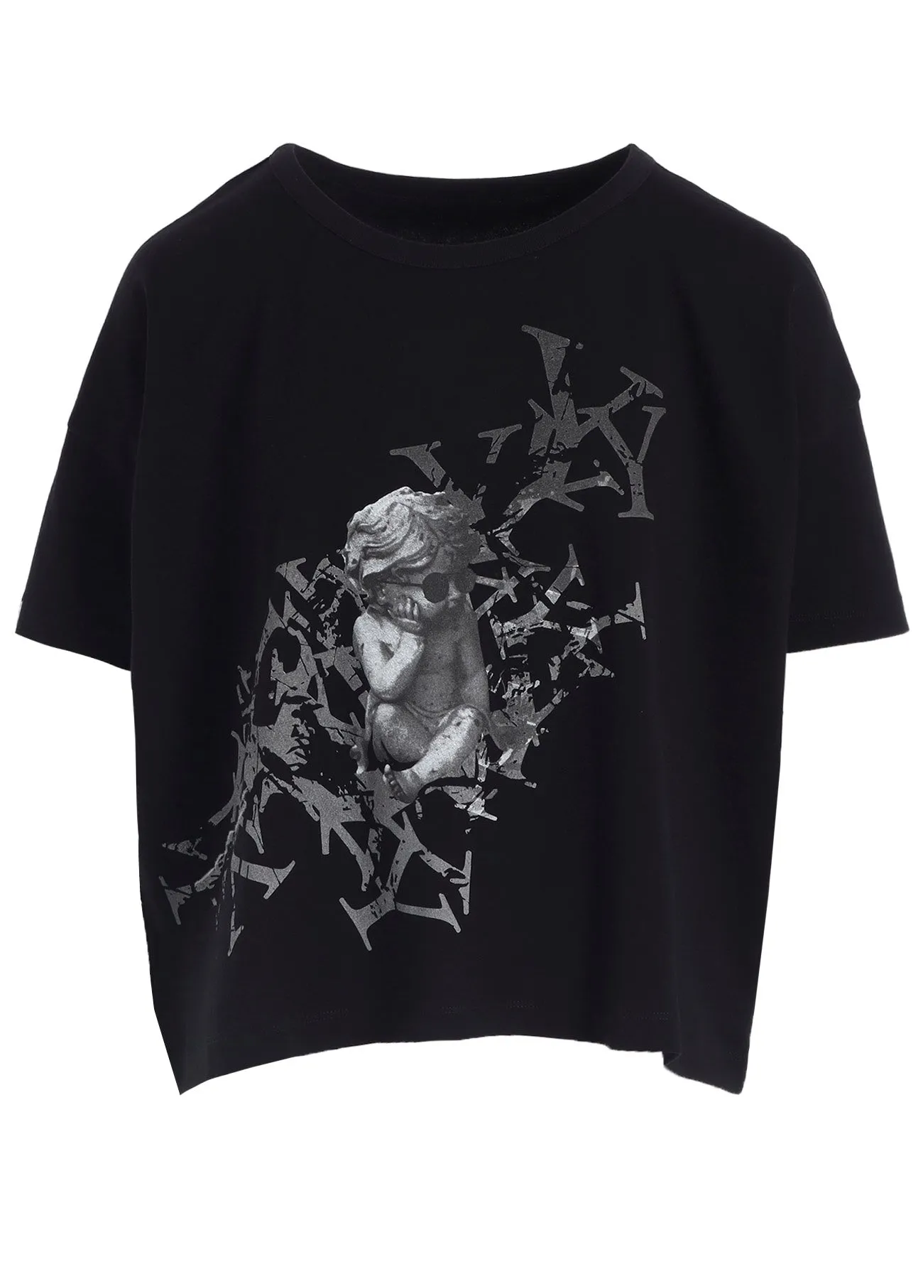 ANGEL PRINT HALF SLEEVE T sold by Yohji Yamamoto product image thumbnail 2