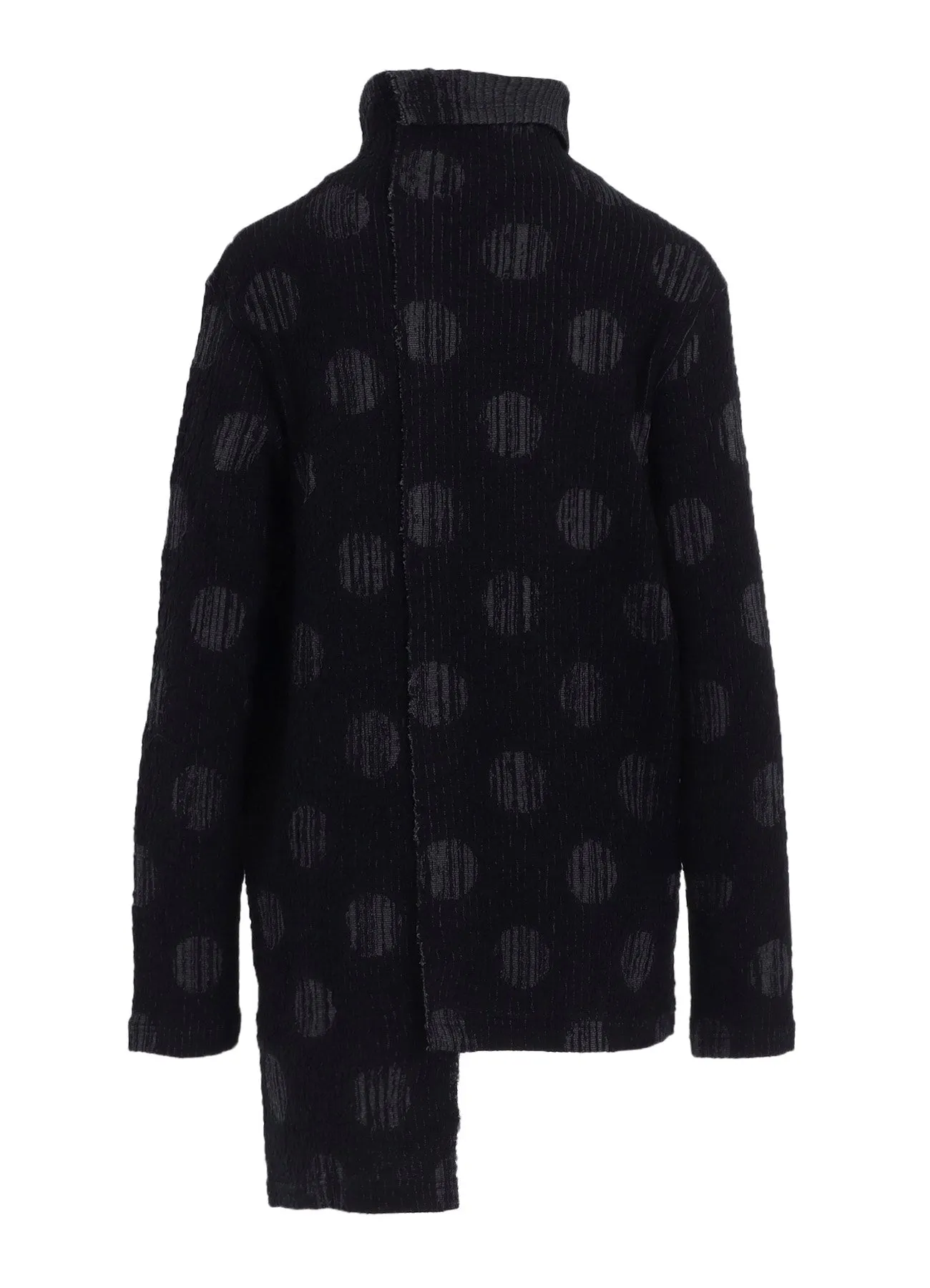 POLKA DOT JQ HIGH NECK ASYMMETRIC T sold by Yohji Yamamoto product image thumbnail 3