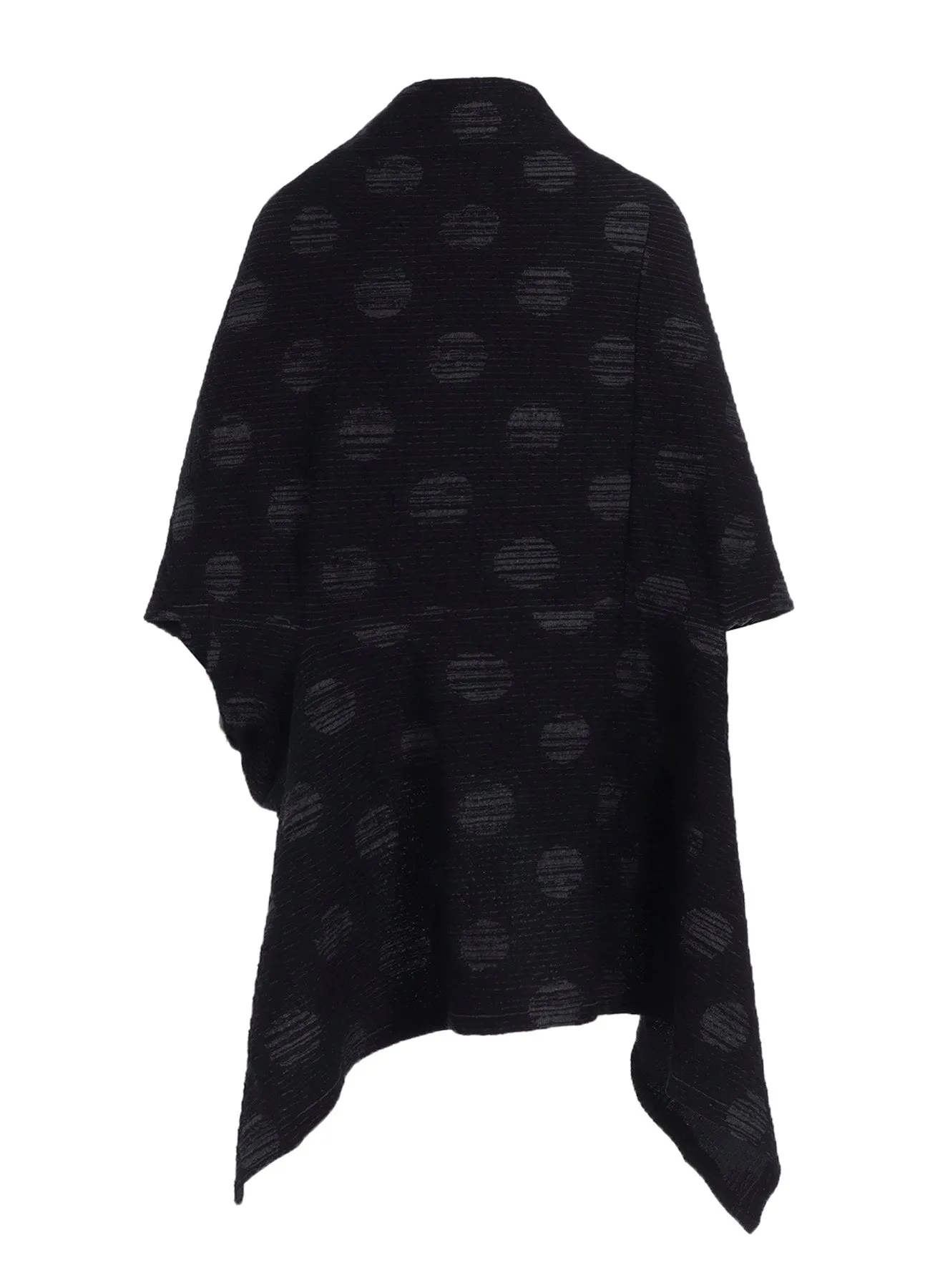 POLKA DOT JQ ASYMMETRIC CARDIGAN sold by Yohji Yamamoto product image thumbnail 3
