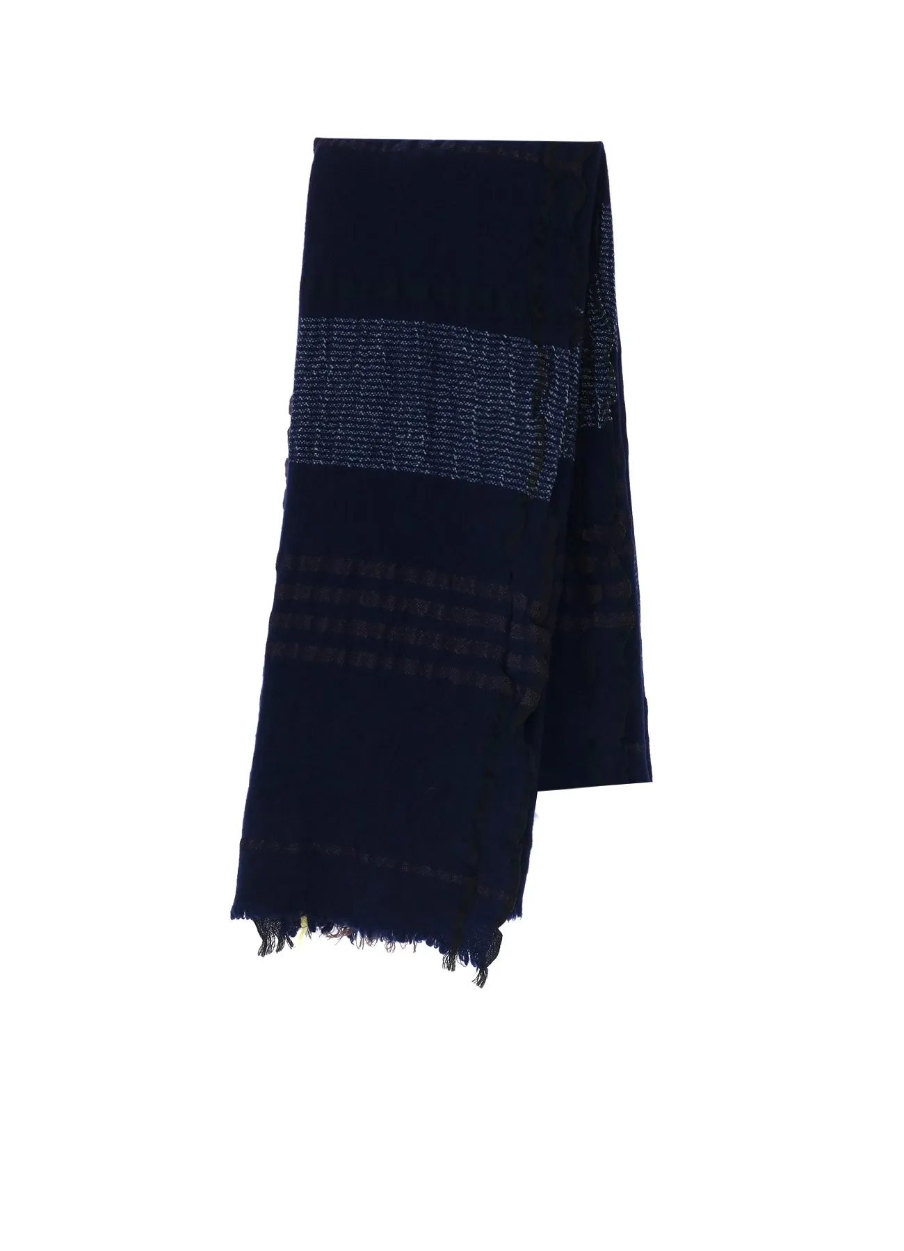 W PLAID FRILL SCARF sold by Yohji Yamamoto
