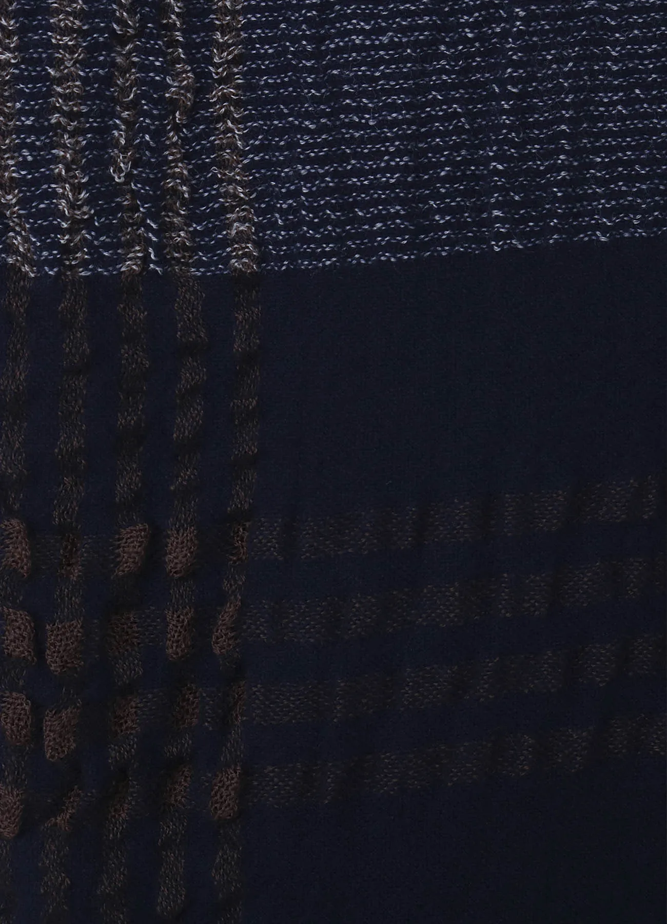 W PLAID FRILL SCARF sold by Yohji Yamamoto product image thumbnail 5