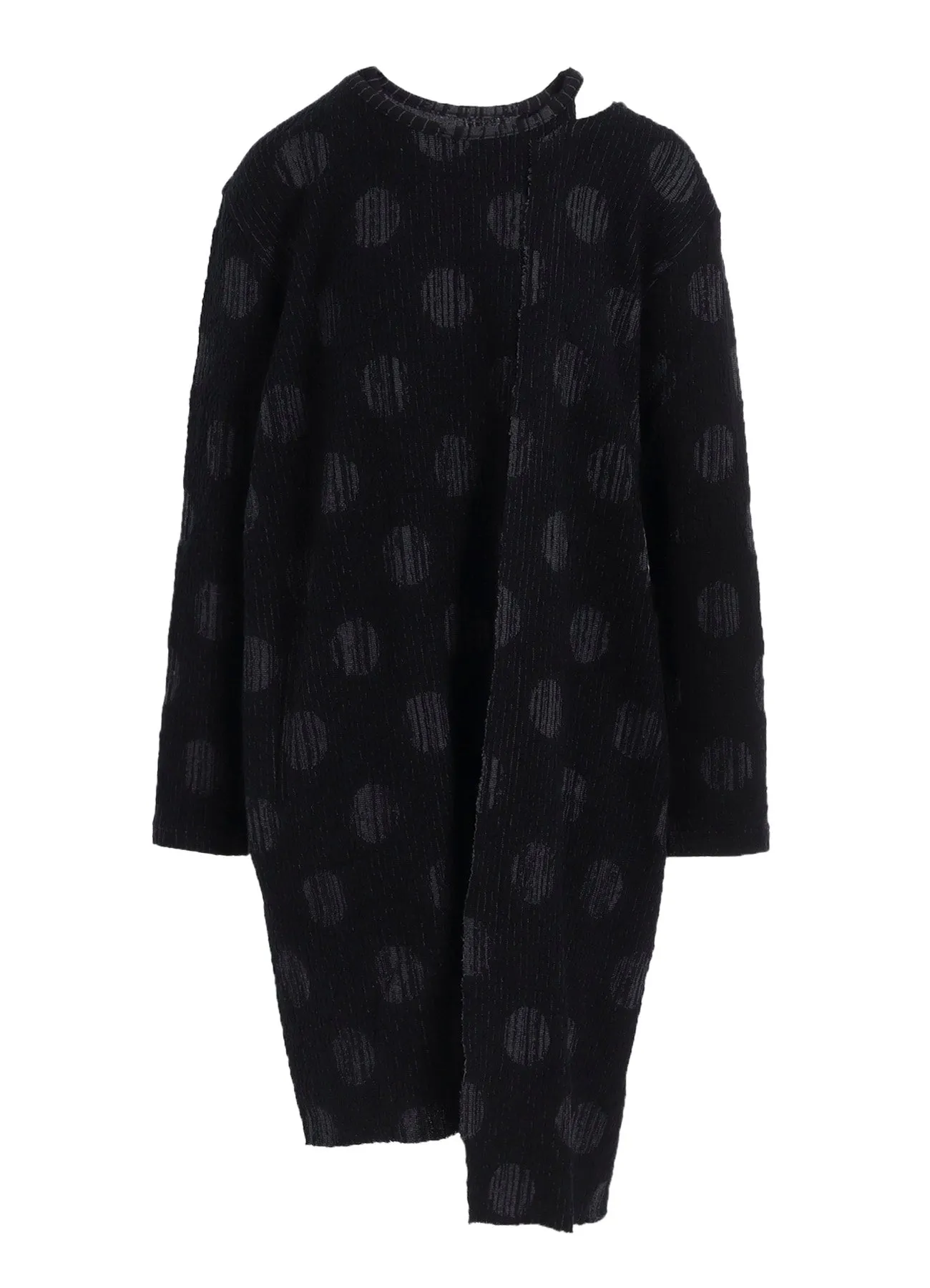 POLKA DOT JQ LEFT SIDE SLIDED LONG T sold by Yohji Yamamoto product image thumbnail 2