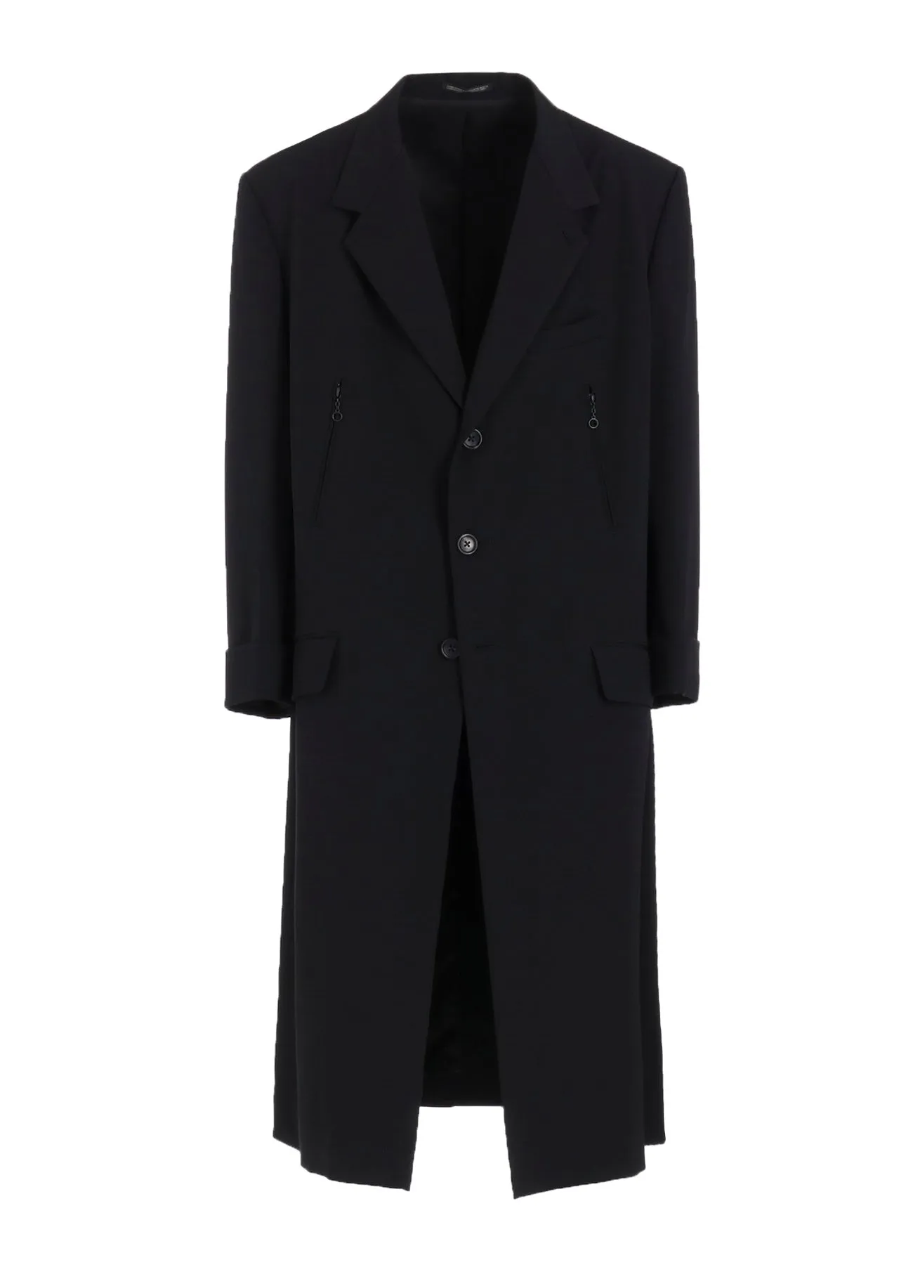 WOOL GABARDINE LONG SLEEVE DETAIL JACKET sold by Yohji Yamamoto product image thumbnail 2