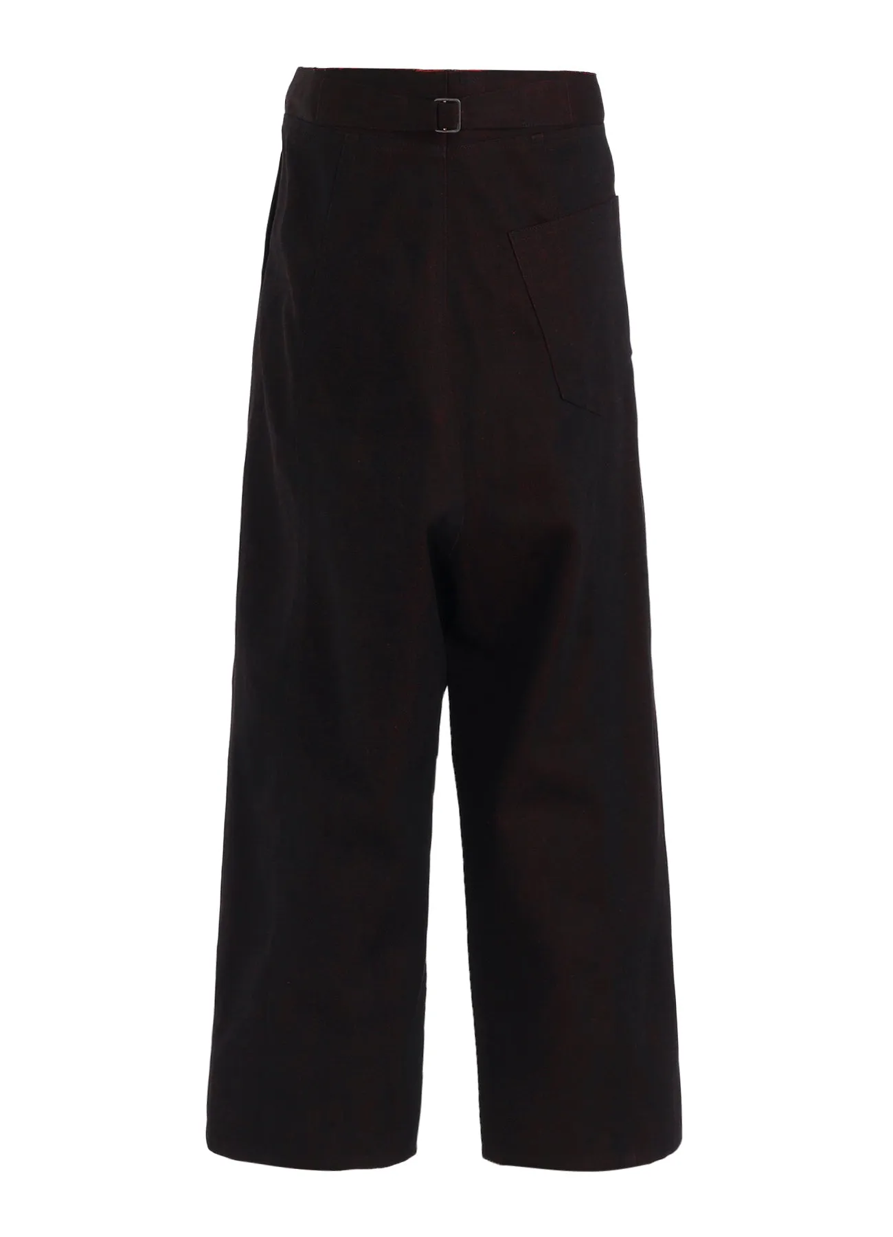 RED BACK SIDE DENIM SIDE TUCKED PANTS sold by Yohji Yamamoto product image thumbnail 3