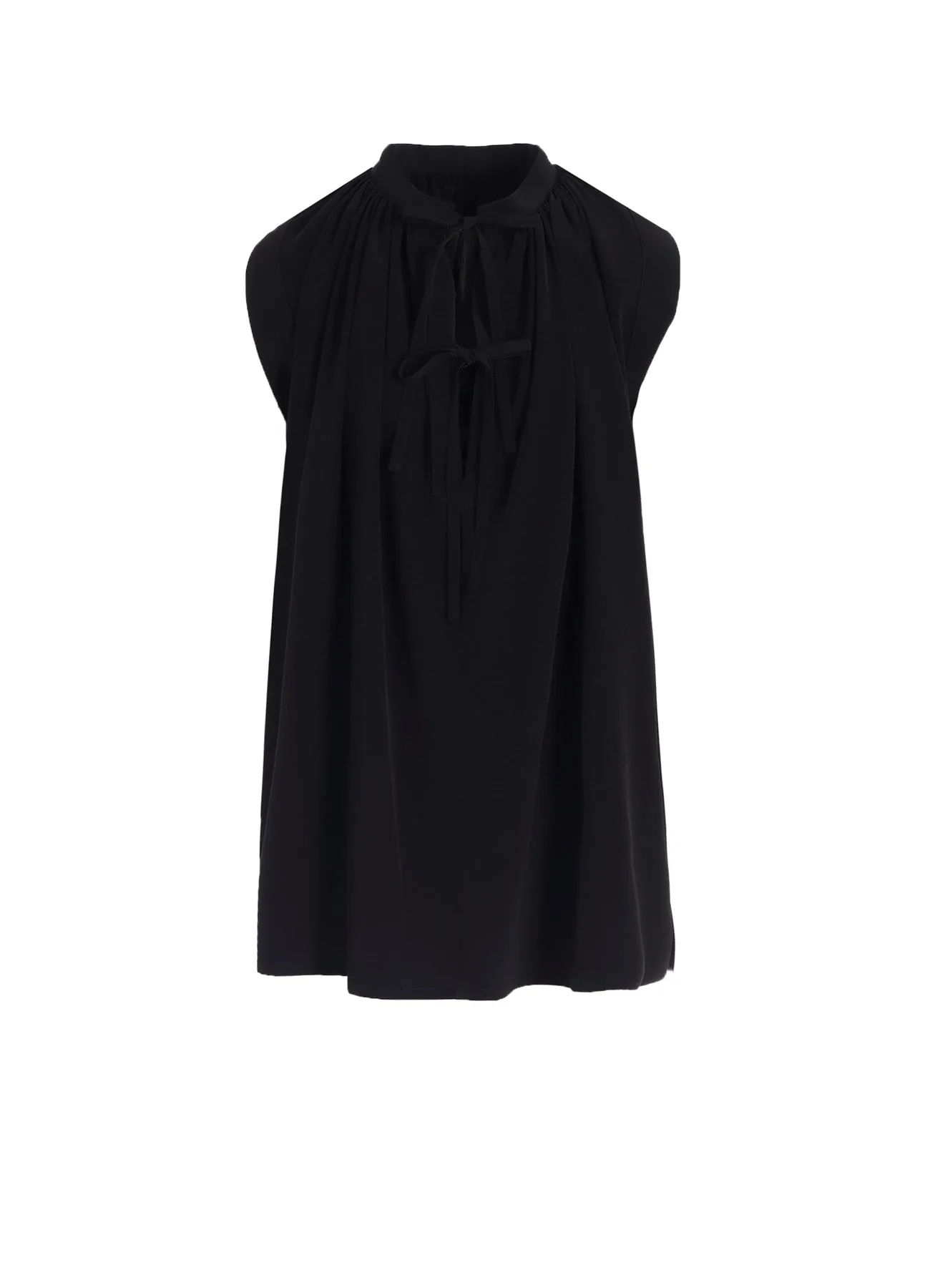 TA/PE SUPER VIYON TUSSER SLEEVELES BLOUSE sold by Yohji Yamamoto