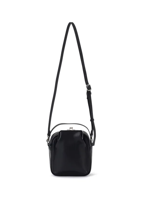 COW LEATHER METAL CLASP BOX BAG sold by Yohji Yamamoto