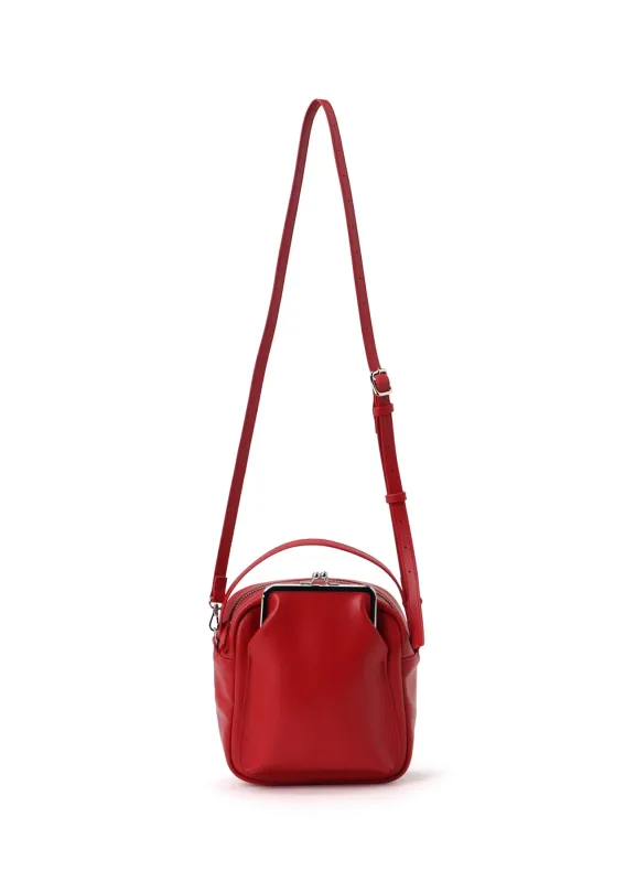 COW LEATHER METAL CLASP BOX BAG sold by Yohji Yamamoto