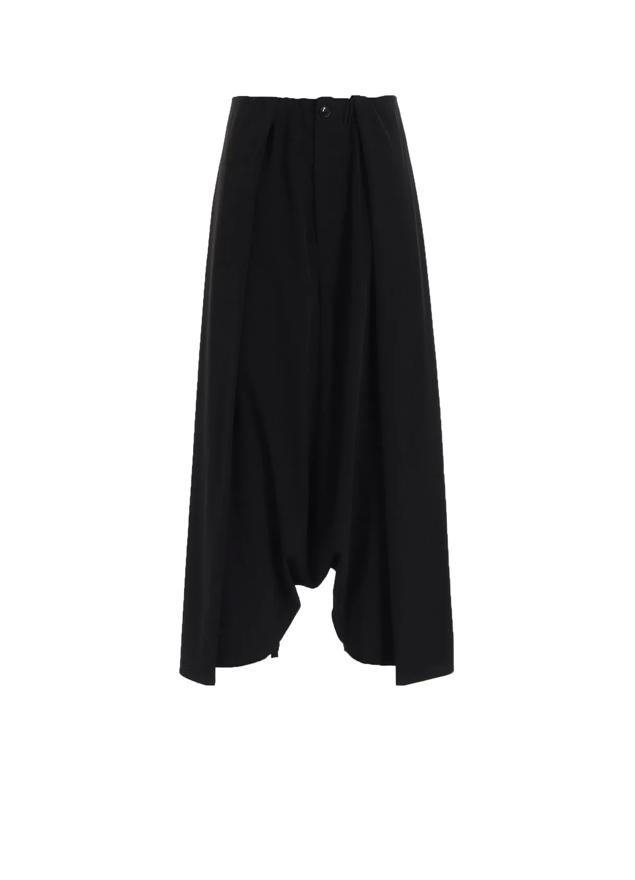 TA/PE SUPER VIYON TUSSER SAROUEL TUCKED PANTS sold by Yohji Yamamoto