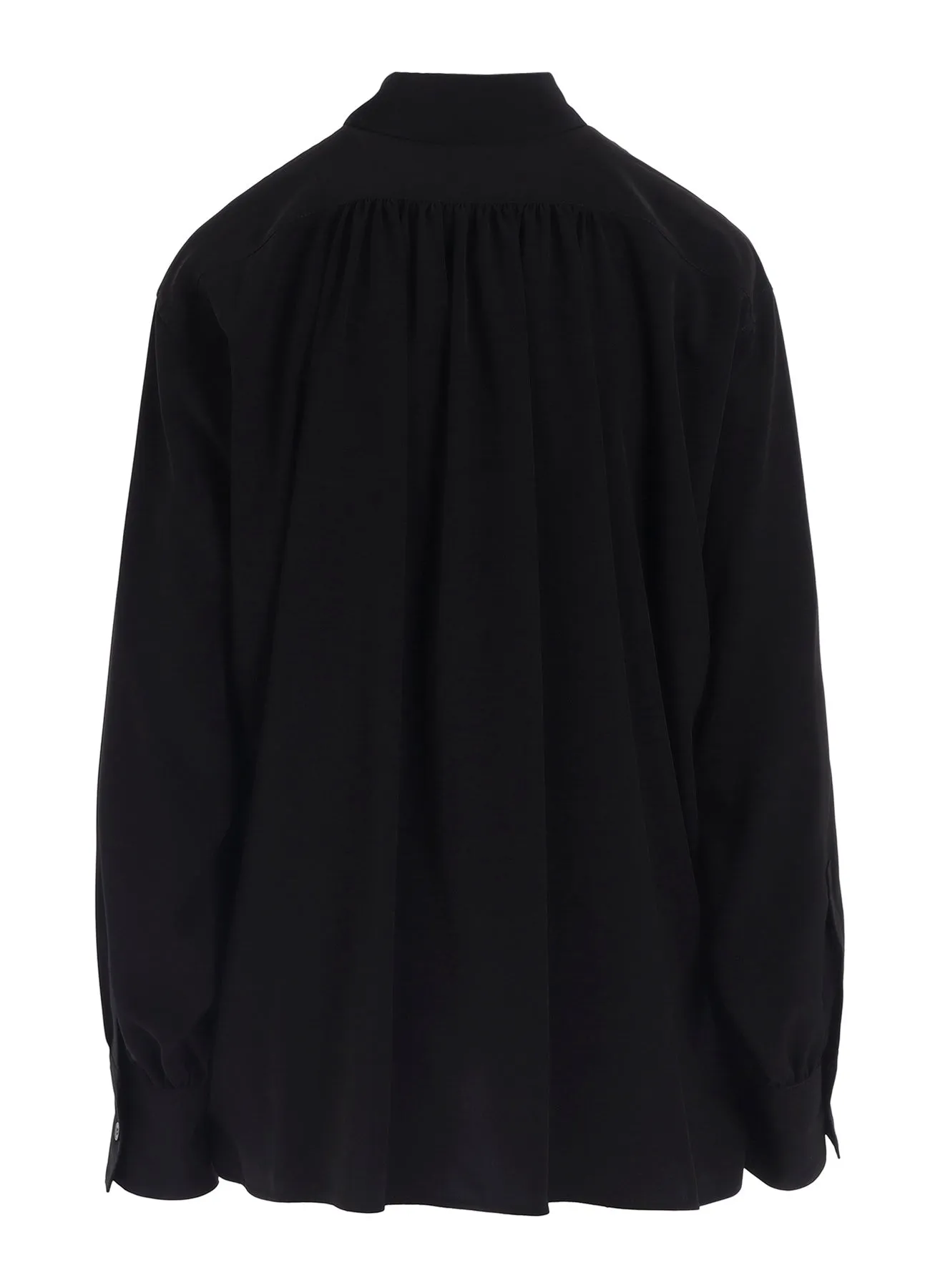 TA/PE SUPER VIYON TUSSER SHIRT WITH BOWTIE sold by Yohji Yamamoto product image thumbnail 3