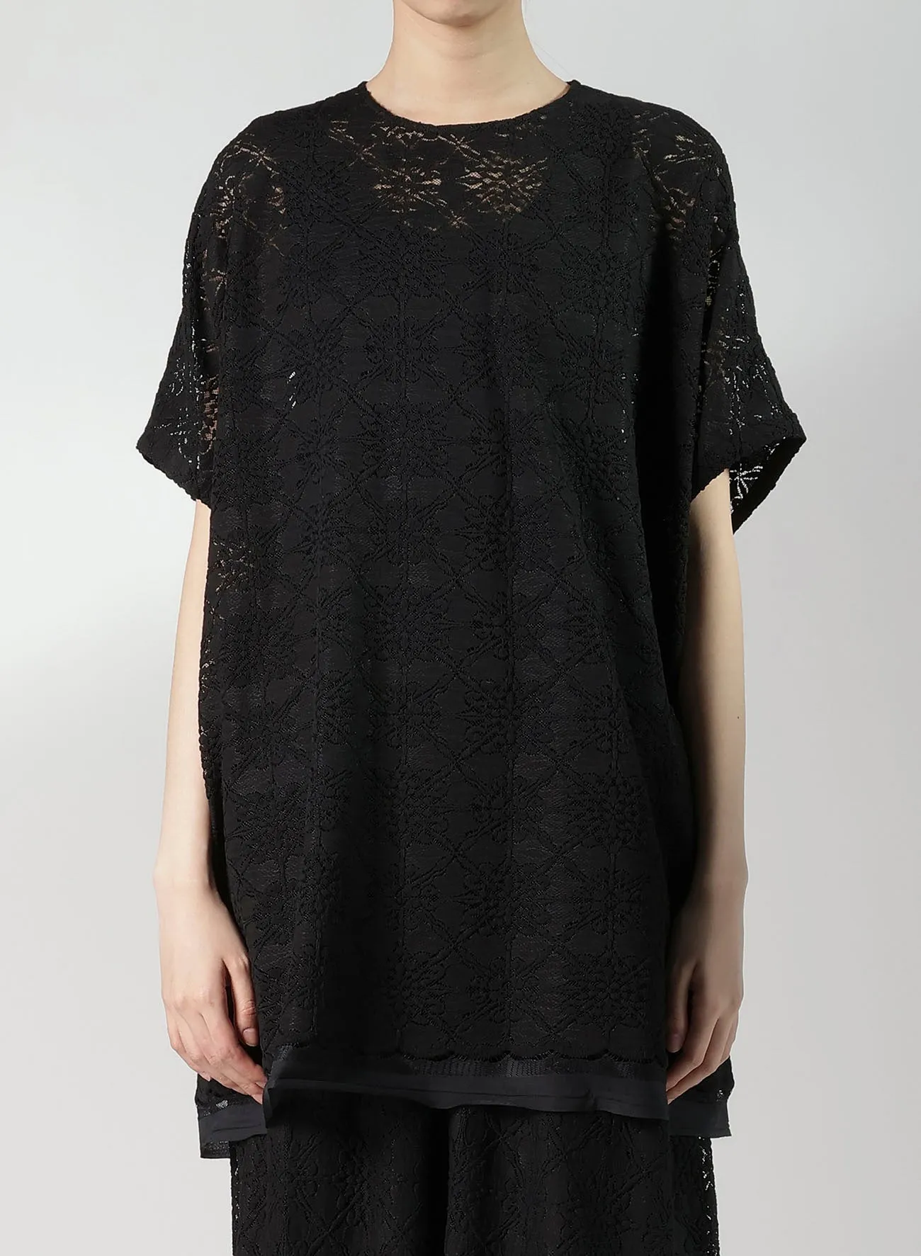LACE BIG BLOUSE sold by Yohji Yamamoto product image thumbnail 4