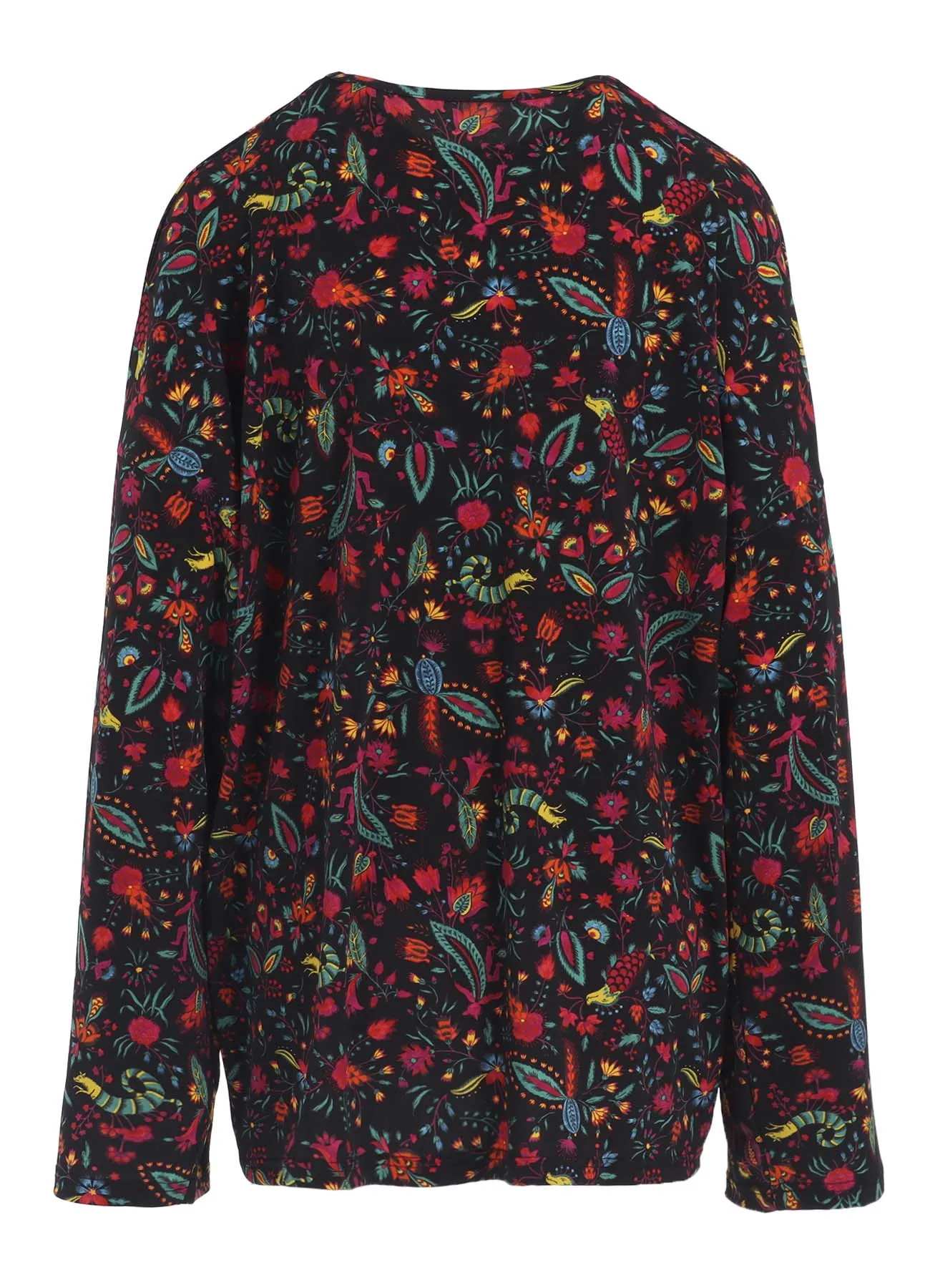 FLOWER PRINT PE JERSEY PANEL T sold by Yohji Yamamoto product image thumbnail 3