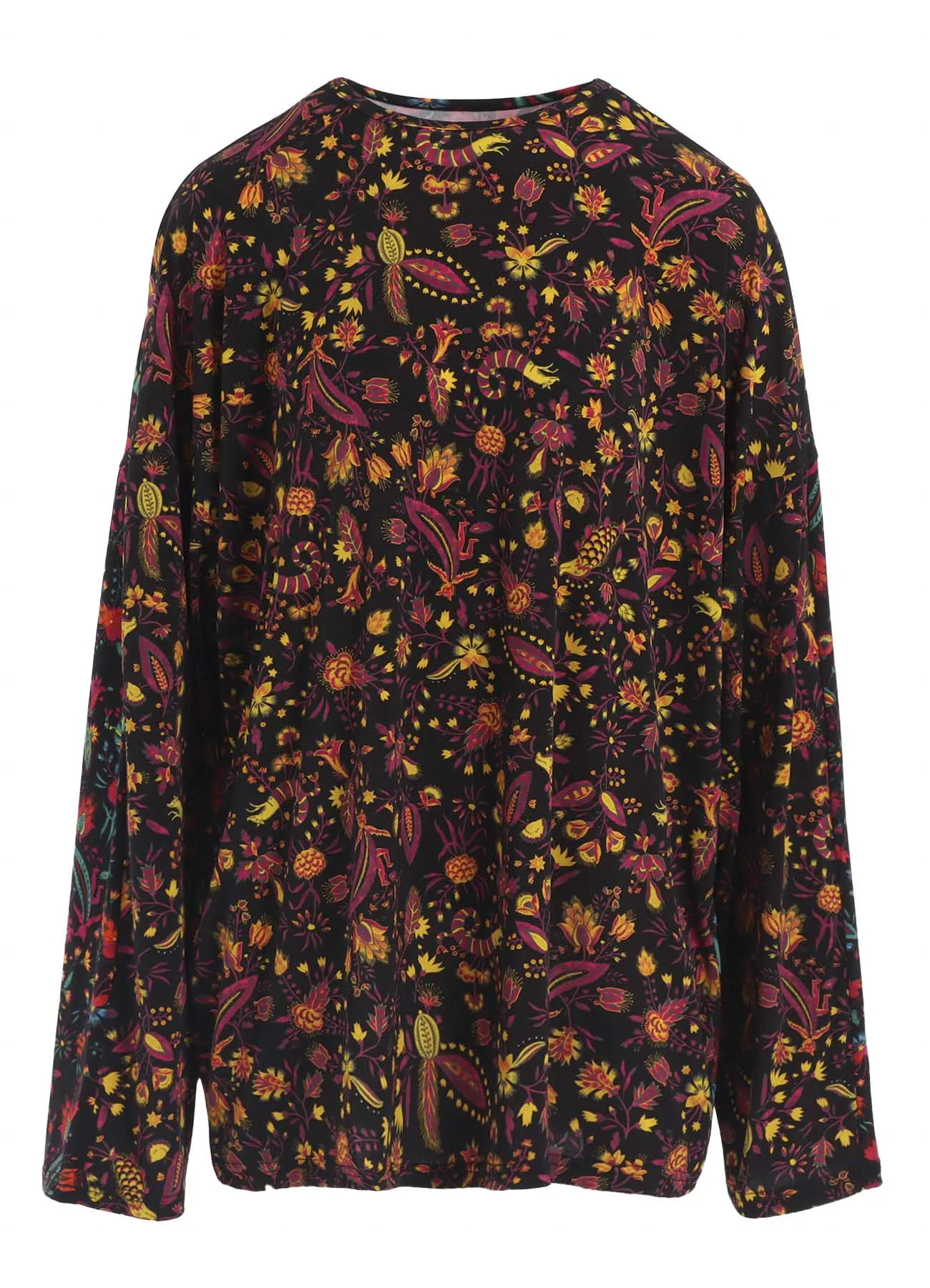 FLOWER PRINT PE JERSEY PANEL T sold by Yohji Yamamoto product image thumbnail 2