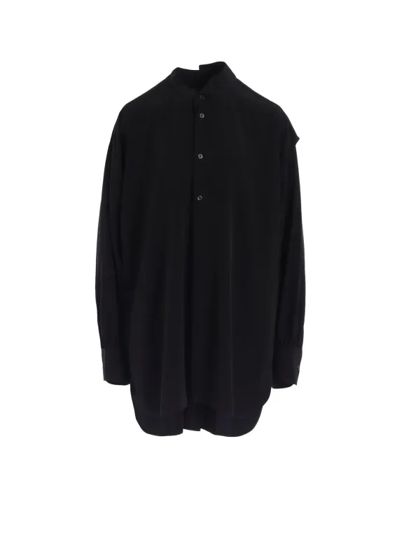 TA/PE SUPER VIYON TUSSER PANEL DOUBLE BLOUSE sold by Yohji Yamamoto