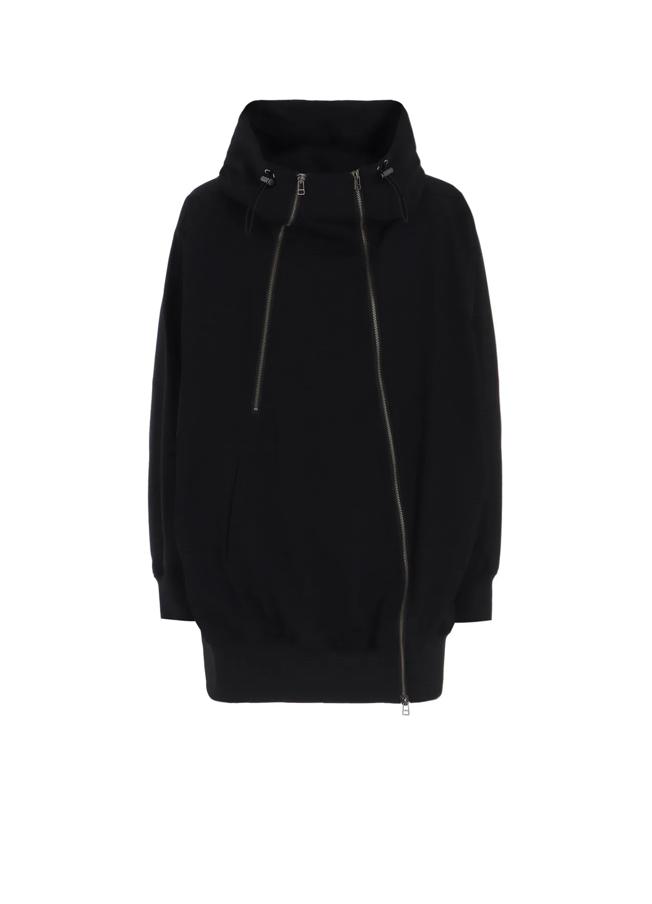 WOOL GABARDINE INVERTED V PARKA BLOUSON sold by Yohji Yamamoto