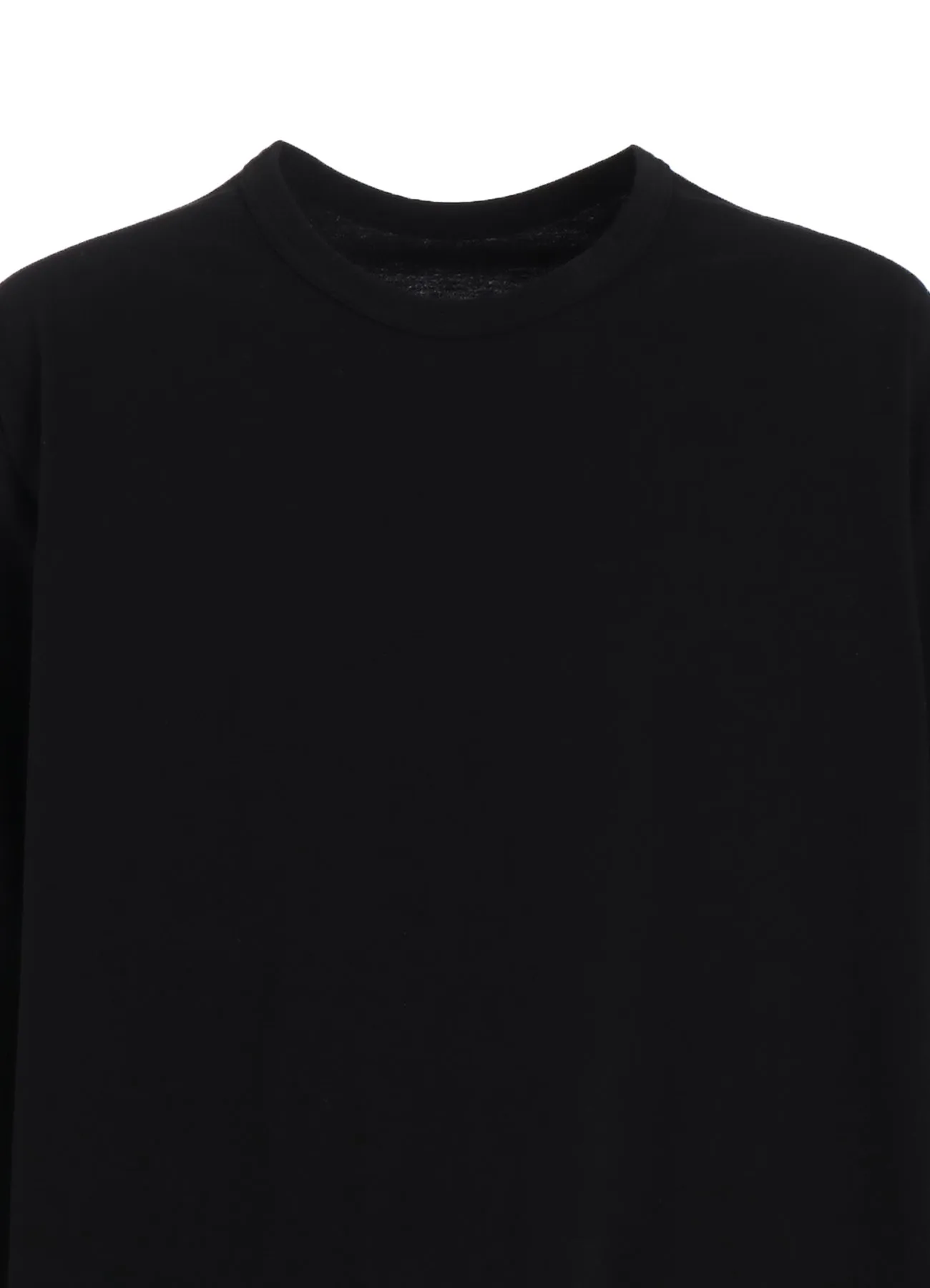 COTTON JERSEY HEM ROUND JUMBO T-SHIRT LONG SLEEVES sold by Yohji Yamamoto product image thumbnail 5