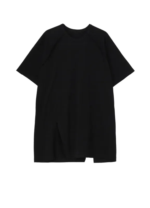 COTTON JERSEY FRONT RAGLAN SLIT T-SHIRT SHORT SLEEVES sold by Yohji Yamamoto