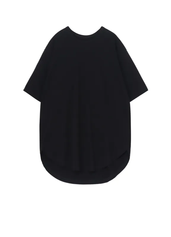 COTTON JERSEY HEM ROUND JUMBO T-SHIRT SHORT SLEEVES sold by Yohji Yamamoto