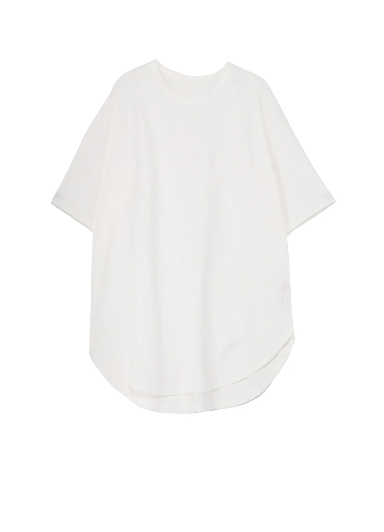 COTTON JERSEY HEM ROUND JUMBO T-SHIRT SHORT SLEEVES sold by Yohji Yamamoto
