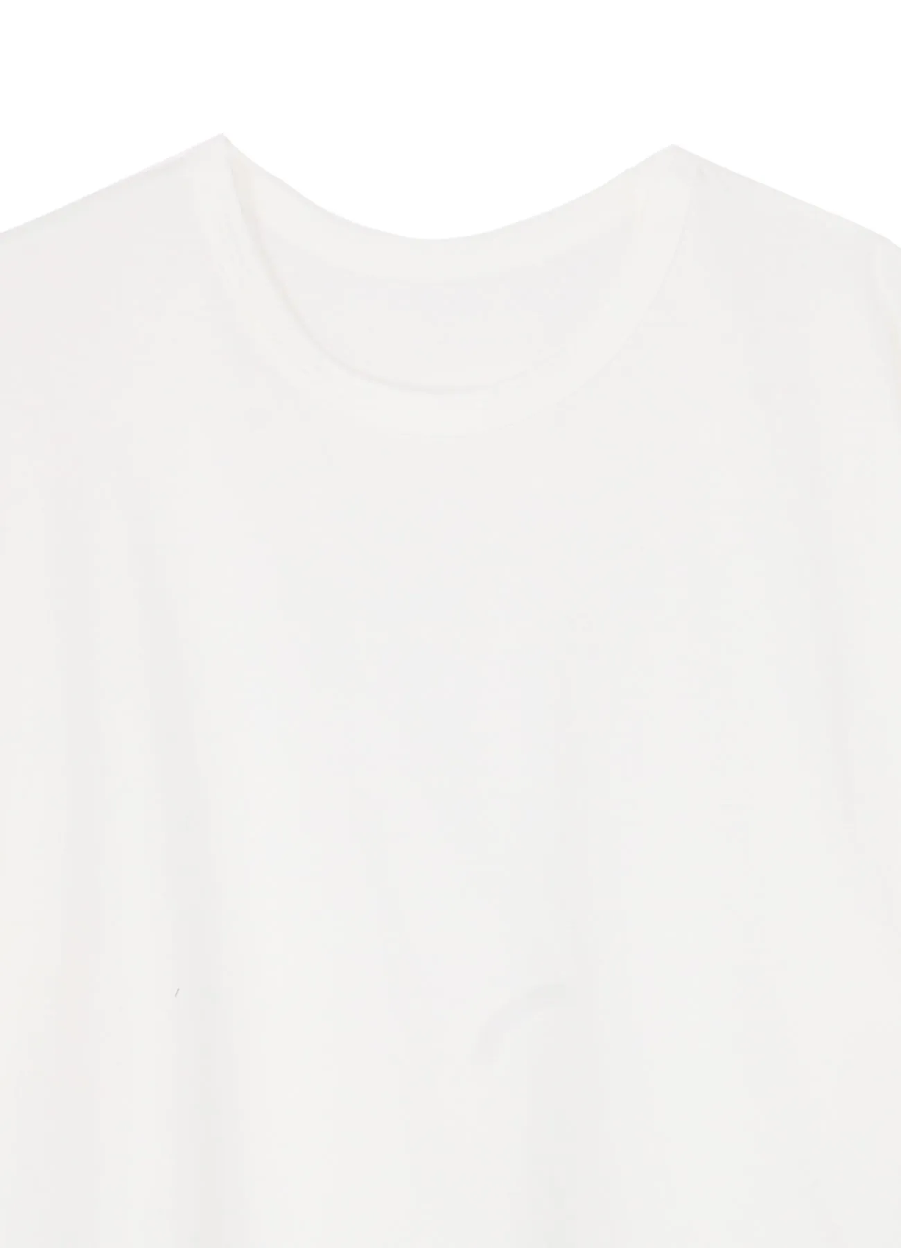 COTTON JERSEY HEM ROUND JUMBO T-SHIRT SHORT SLEEVES sold by Yohji Yamamoto product image thumbnail 4