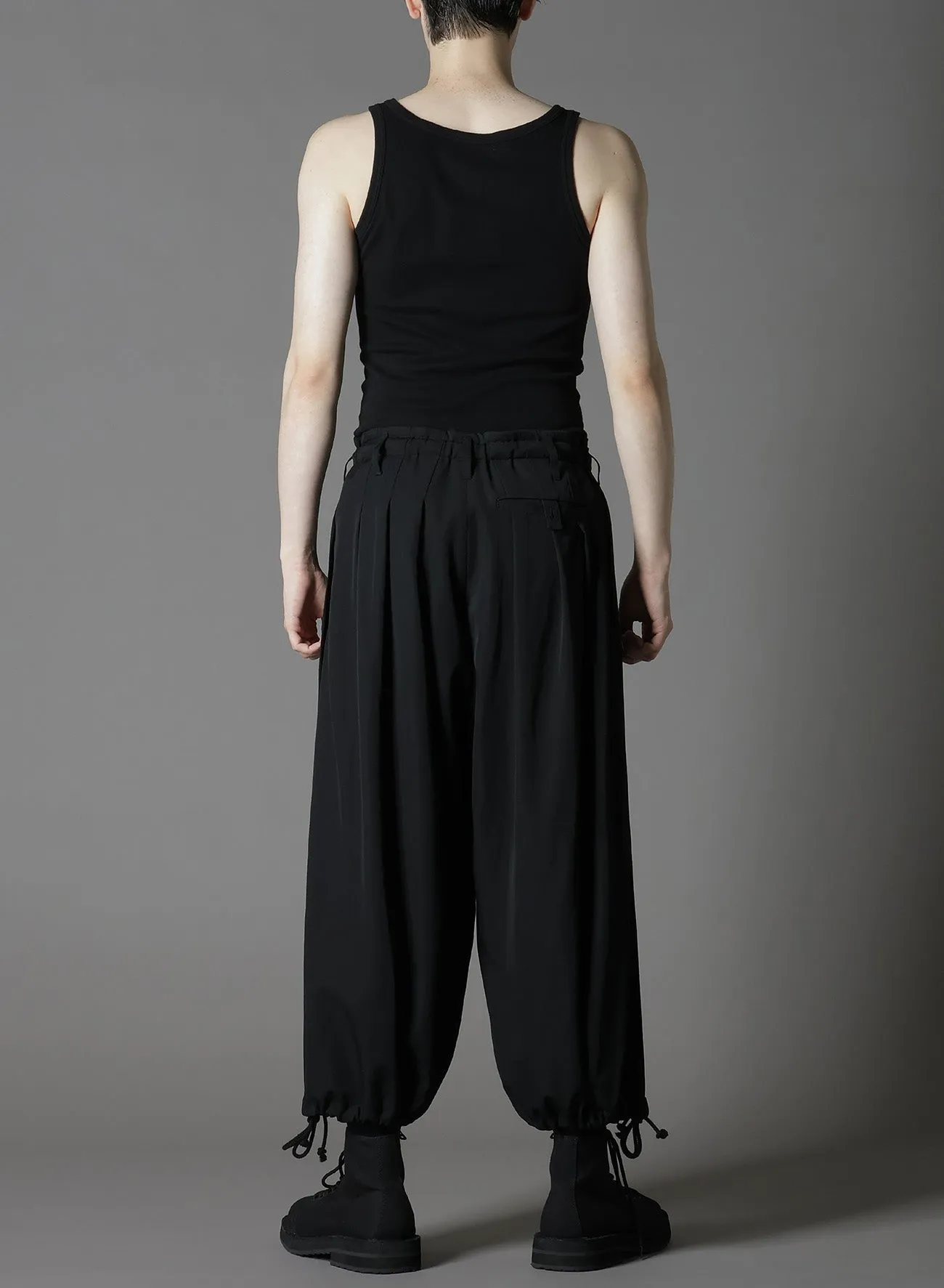WOOL GABARDINE BALLOON PANTS sold by Yohji Yamamoto product image thumbnail 4