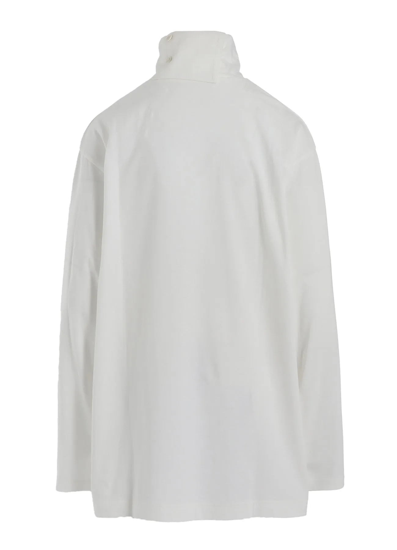 COTTON JERSEY TURTLENECK LONG SLEEVED T-SHIRT sold by Yohji Yamamoto product image thumbnail 4