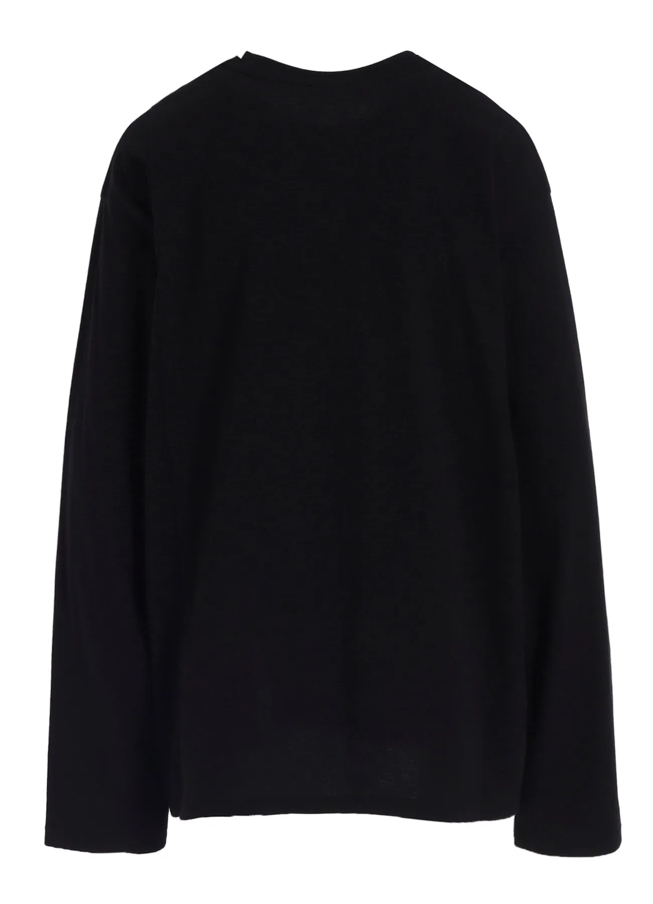 COTTON JERSEY MIX BLOCK LONG SLEEVED T-SHIRT sold by Yohji Yamamoto product image thumbnail 4