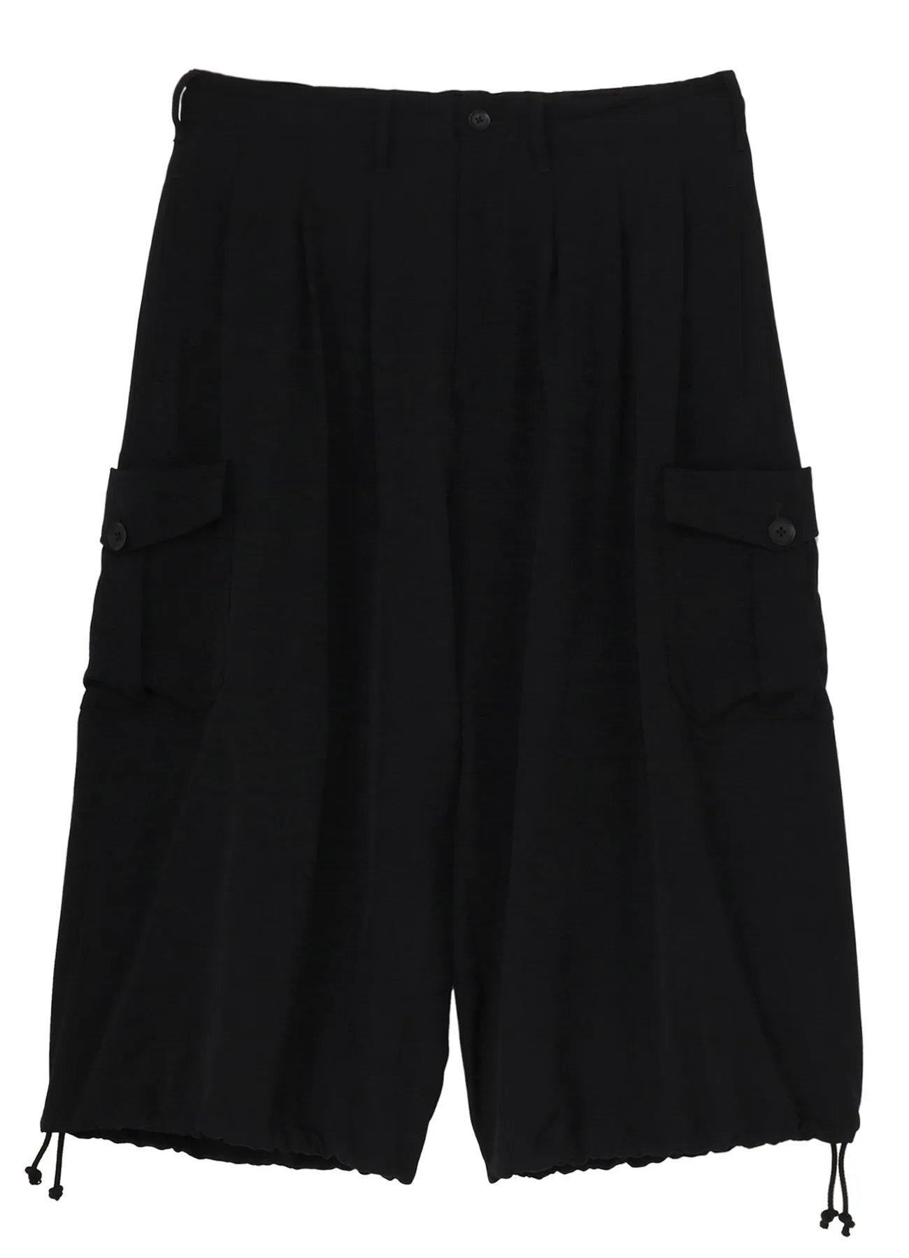 WOOL GABARDINE SIDE OUT PK BALLOON PANTS sold by Yohji Yamamoto product image thumbnail 3