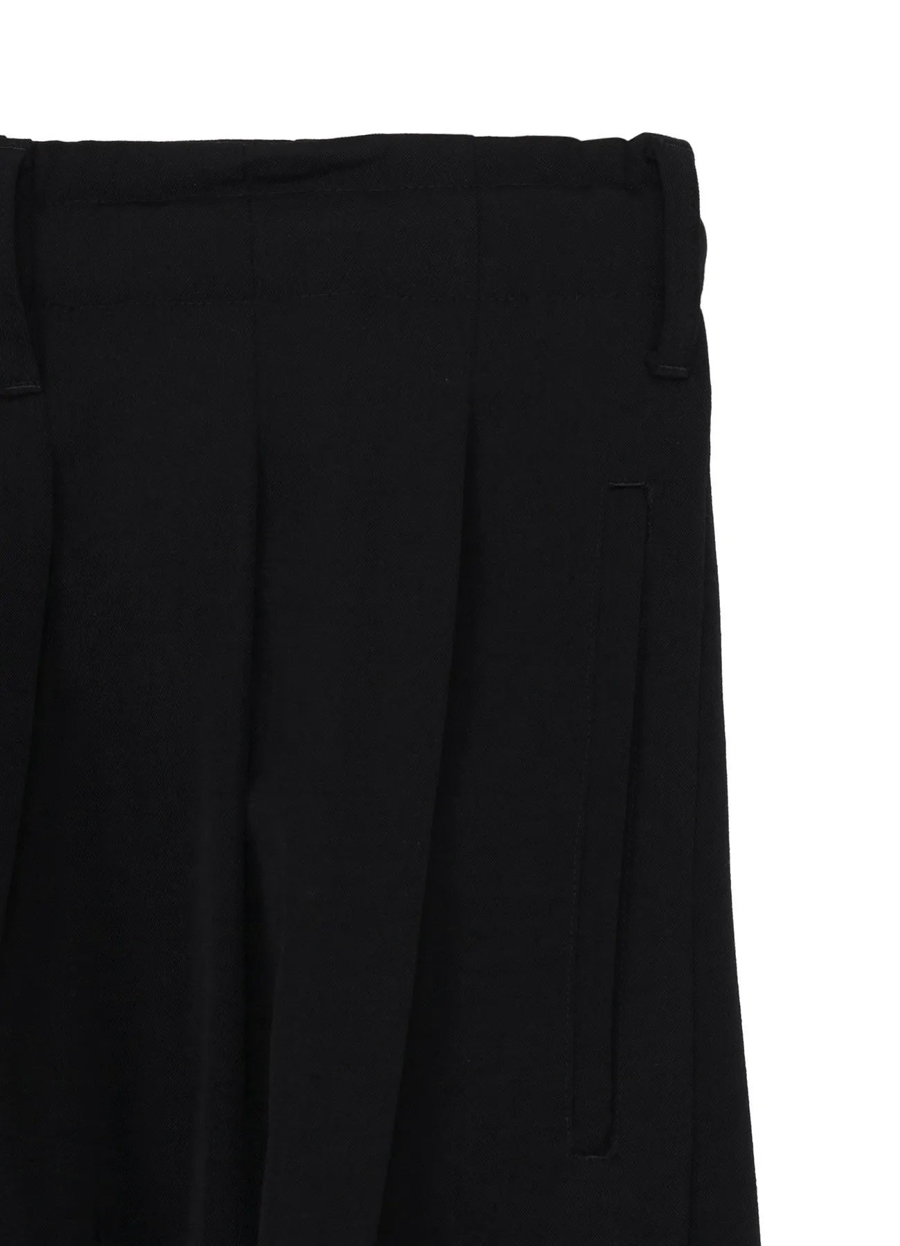 WOOL GABARDINE SIDE OUT PK BALLOON PANTS sold by Yohji Yamamoto product image thumbnail 5