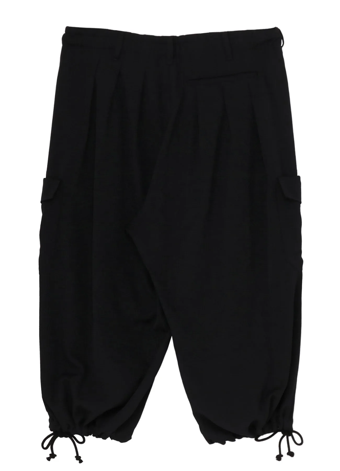 WOOL GABARDINE SIDE OUT PK BALLOON PANTS sold by Yohji Yamamoto product image thumbnail 4