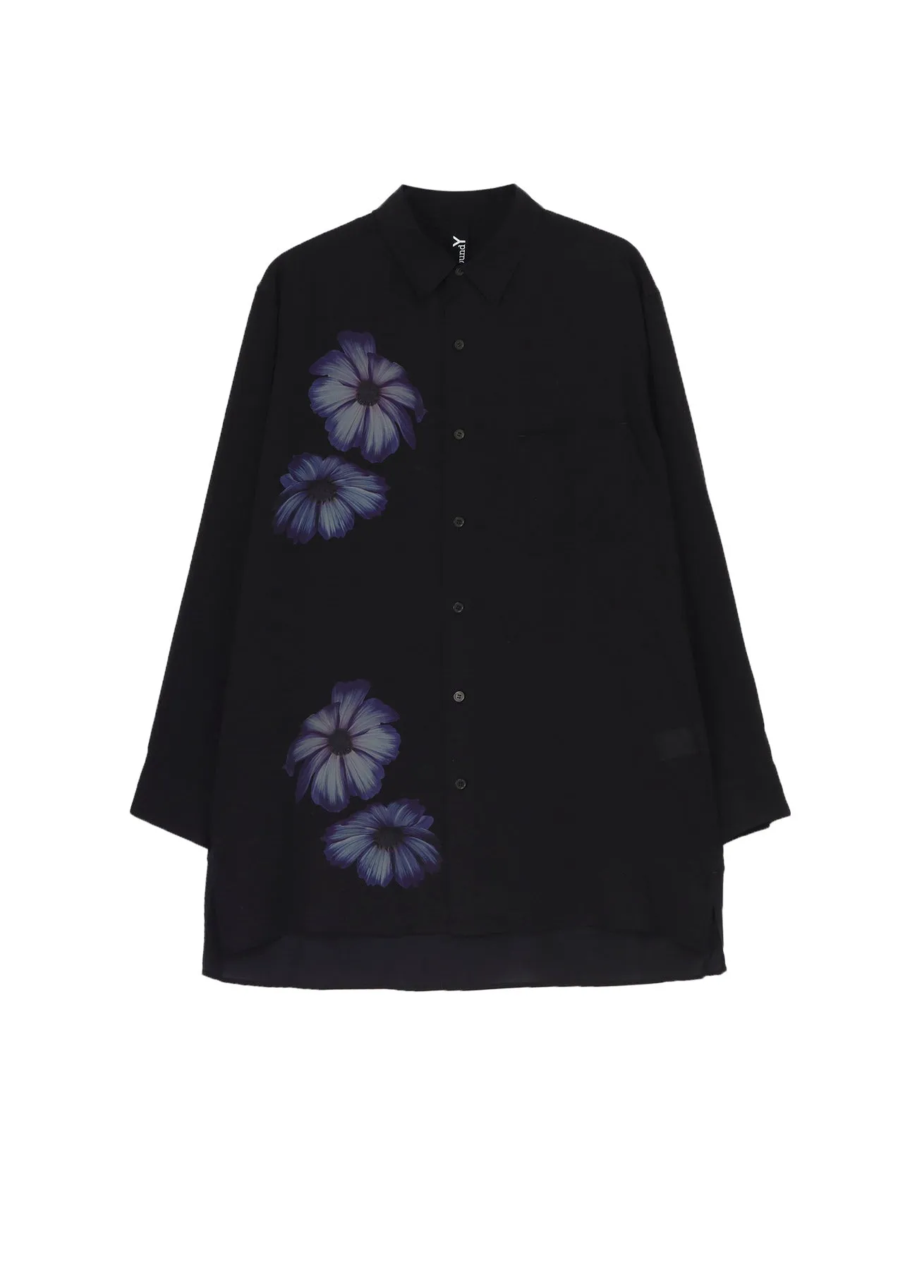 FLORAL PRINT LONG SLEEVED SHIRT sold by Yohji Yamamoto