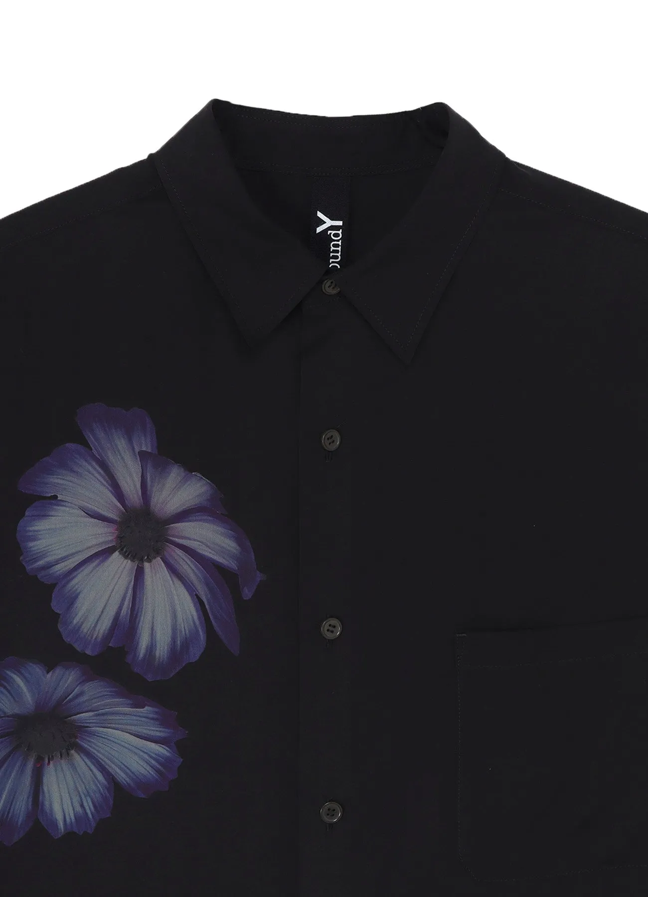 FLORAL PRINT LONG SLEEVED SHIRT sold by Yohji Yamamoto product image thumbnail 4