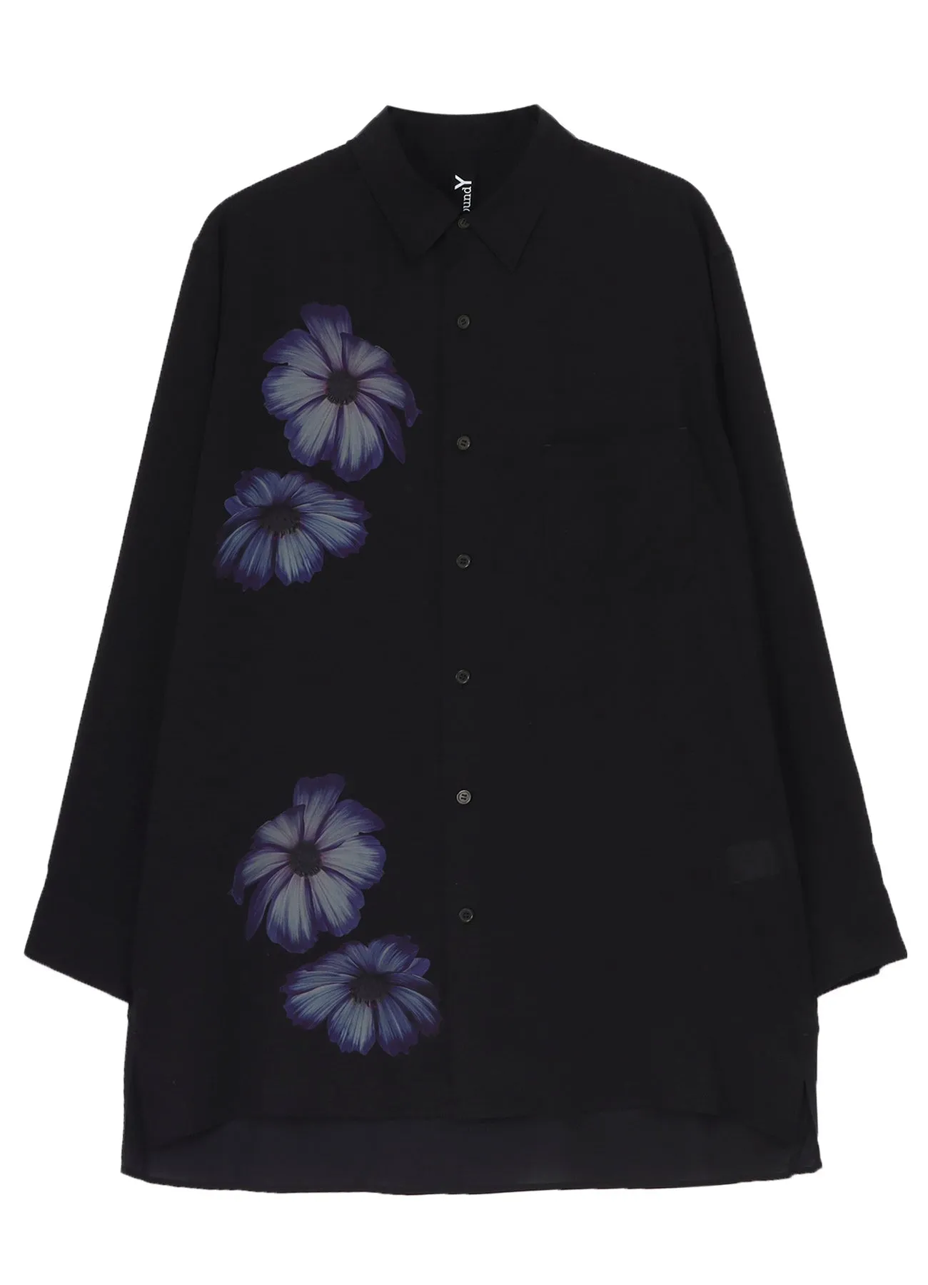 FLORAL PRINT LONG SLEEVED SHIRT sold by Yohji Yamamoto product image thumbnail 2