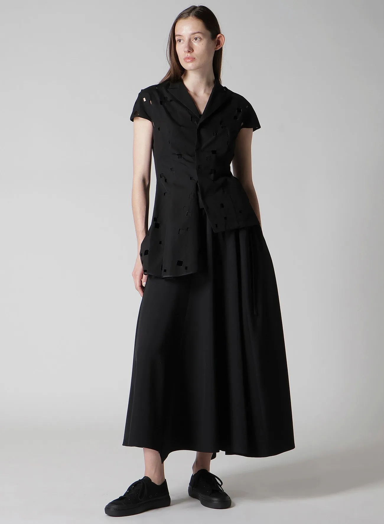 BROAD SQUARE LACE JACKET sold by Yohji Yamamoto product image thumbnail 3