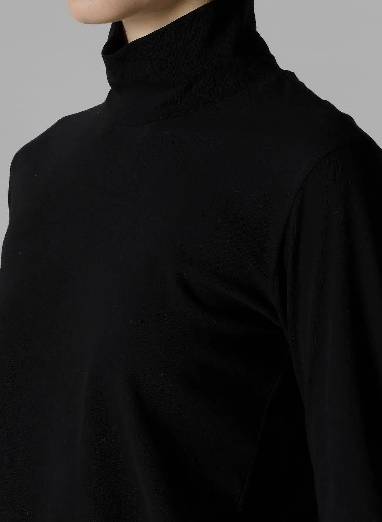 HARD-TWISTED JERSEY HN LONG SLEEVE T sold by Yohji Yamamoto product image thumbnail 5