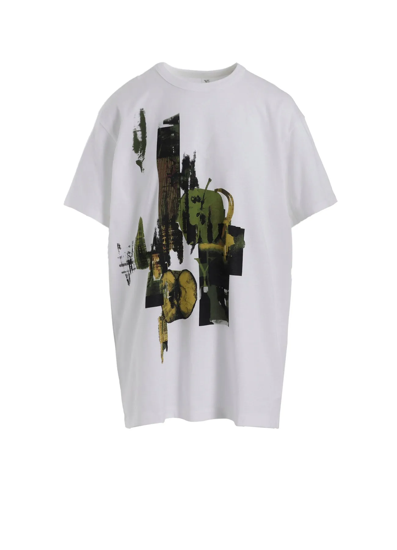 FRUIT PRINT GRAPHIC HALF SLEEVE T sold by Yohji Yamamoto