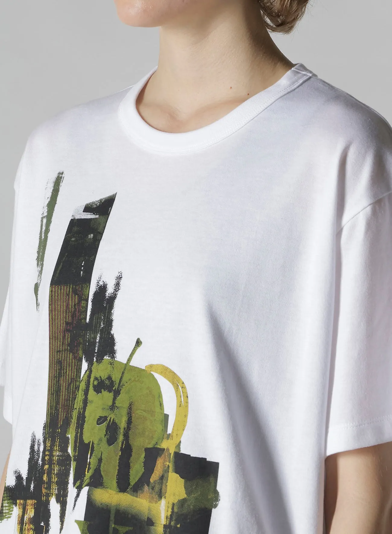 FRUIT PRINT GRAPHIC HALF SLEEVE T sold by Yohji Yamamoto product image thumbnail 5